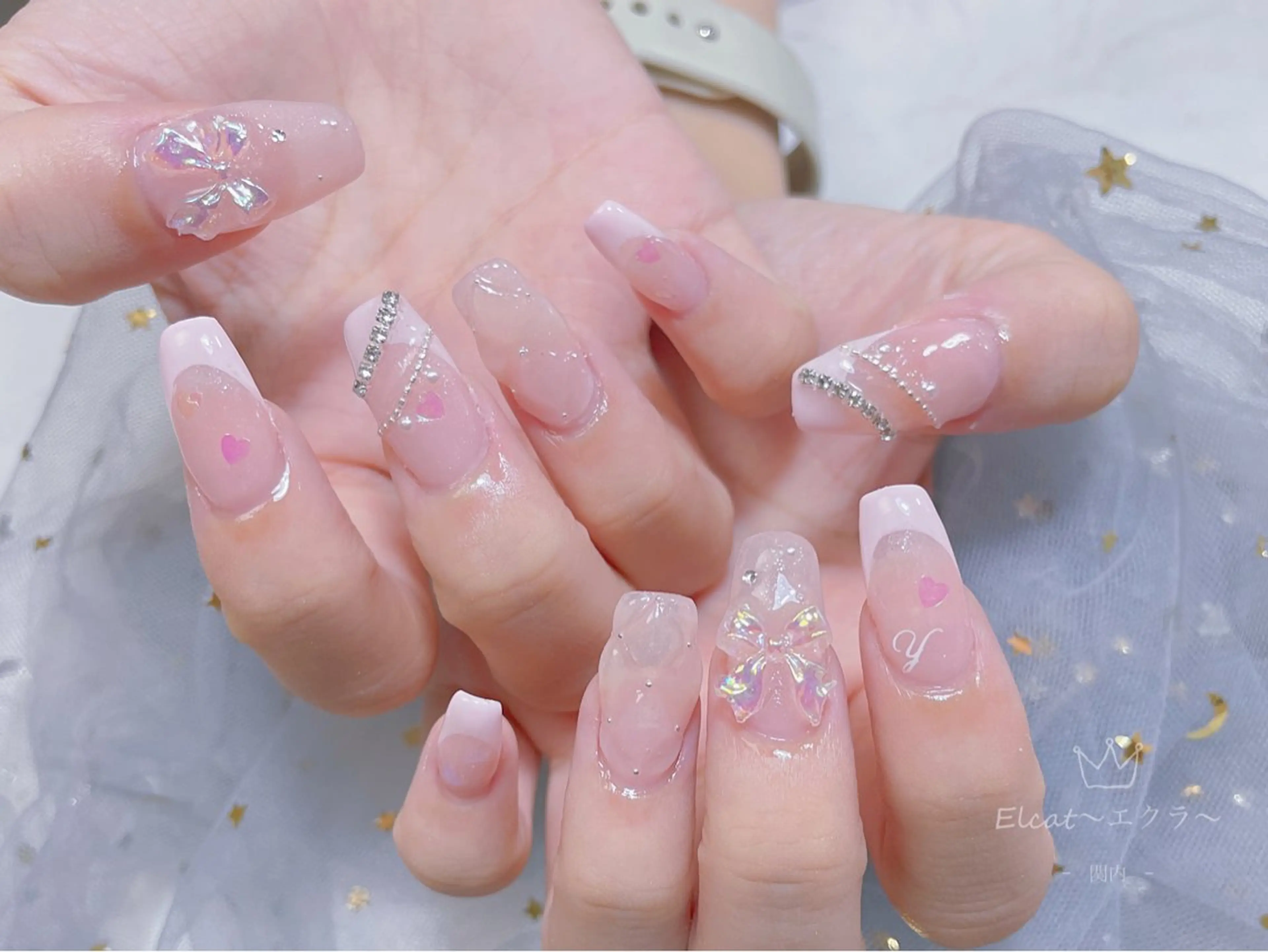ネイル ハンドネイル ネイルサロンエクラ 🫧Shizukaのネイルデザイン