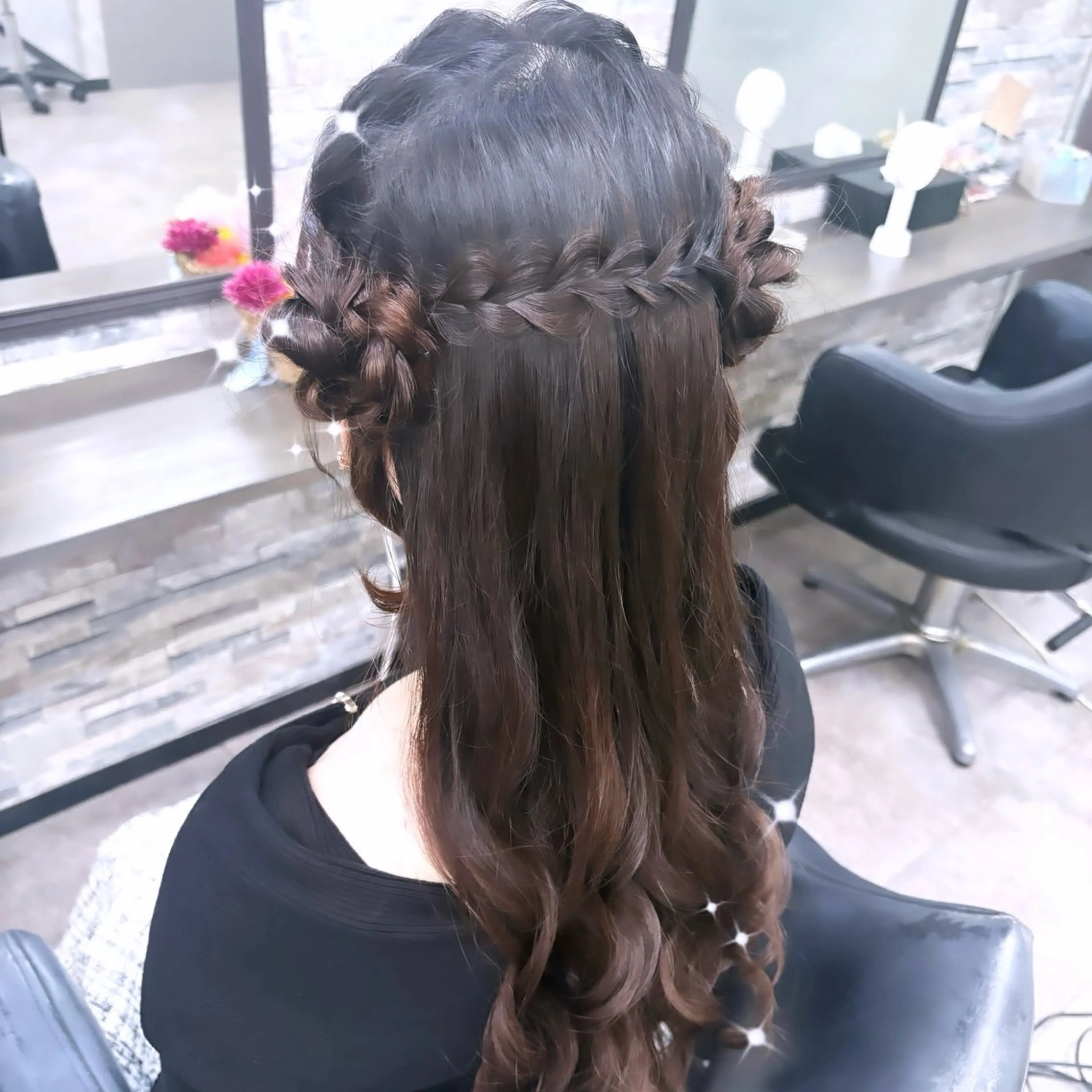 ロング OZ梅田♡ ゆはなブリーチのヘアスタイル