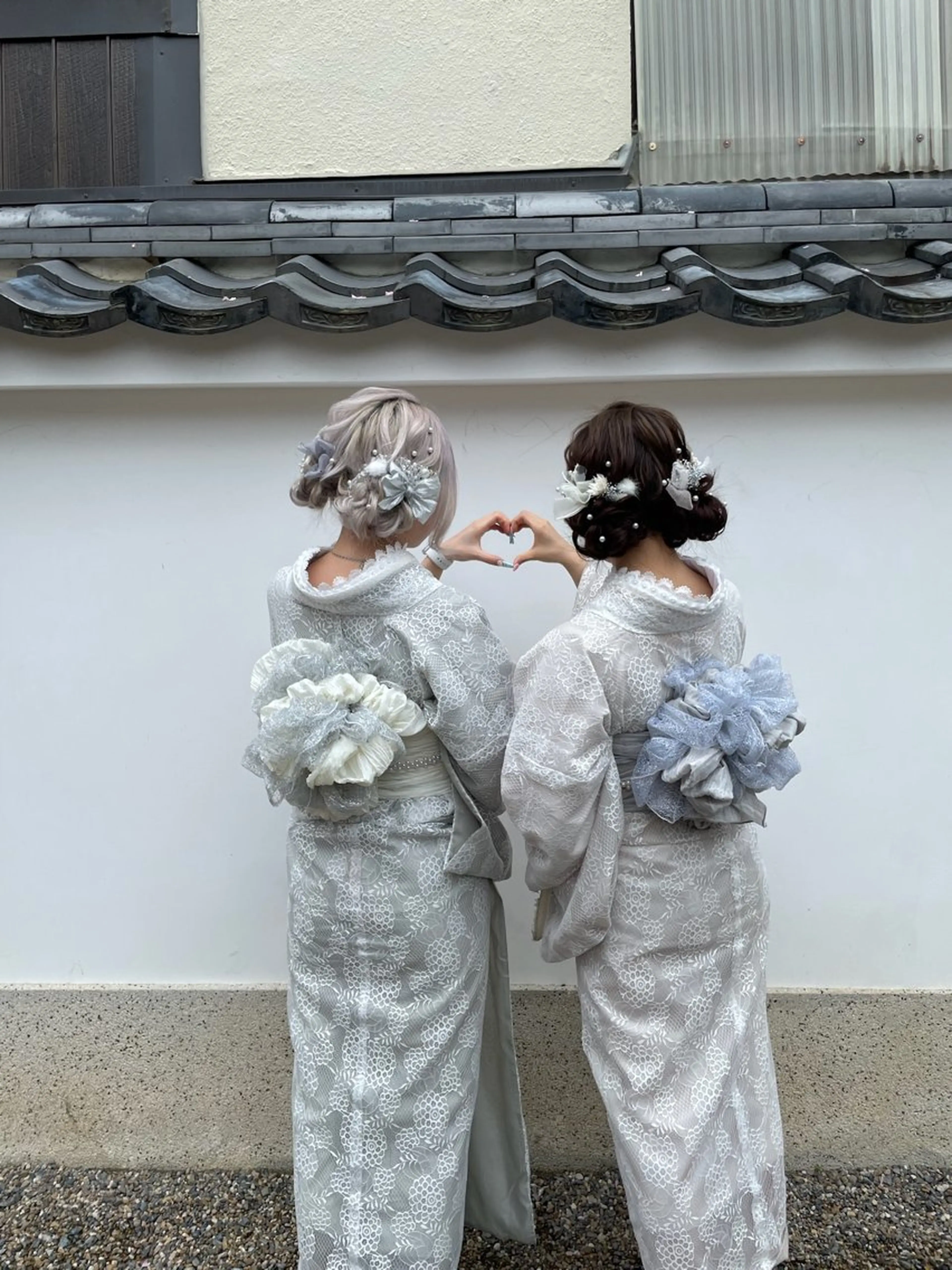 ロング お団子ヘア 山口 舞弥のヘアスタイル