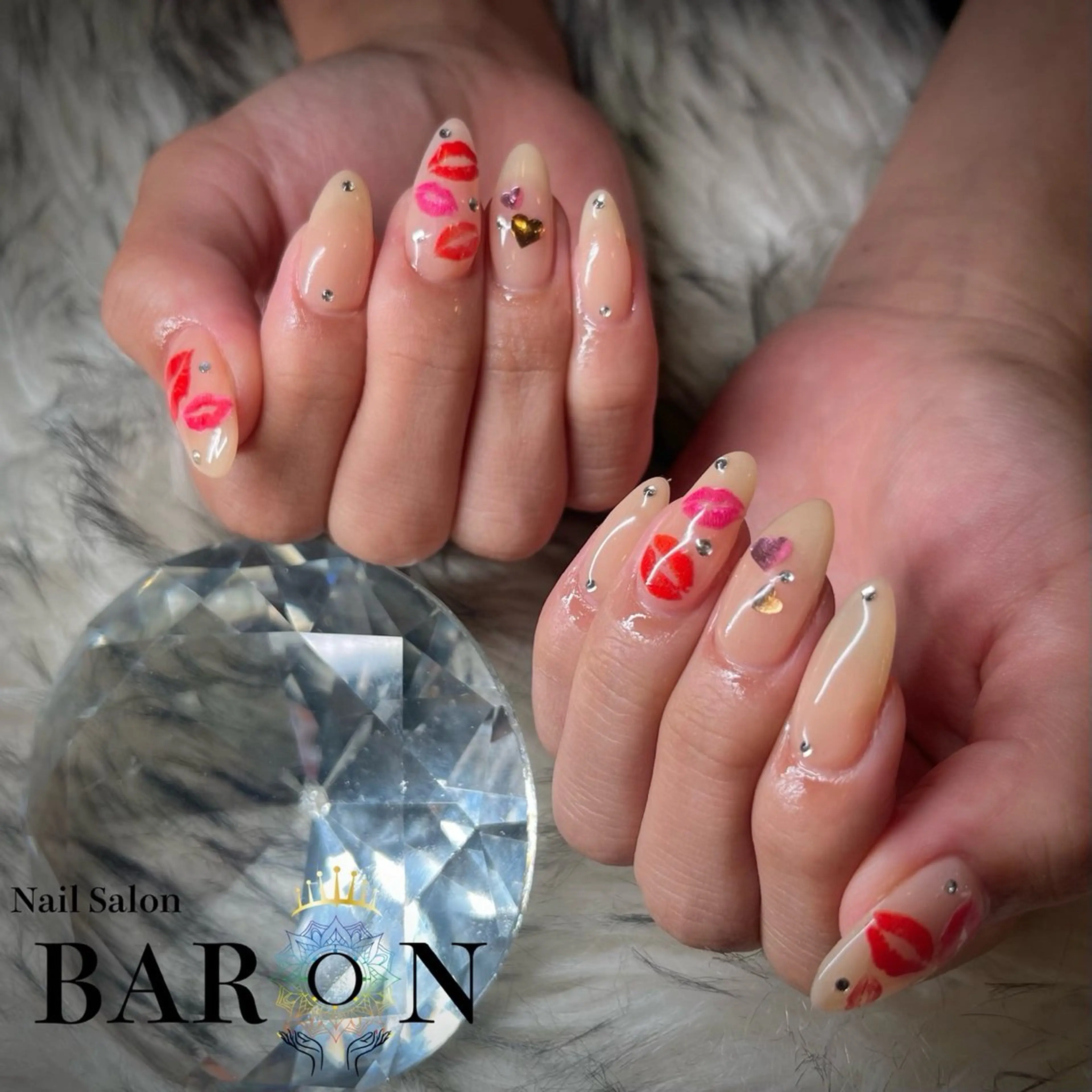ネイル 持ち込み ハンドネイル BARON本厚木店 🐹RIN🐹のネイルデザイン