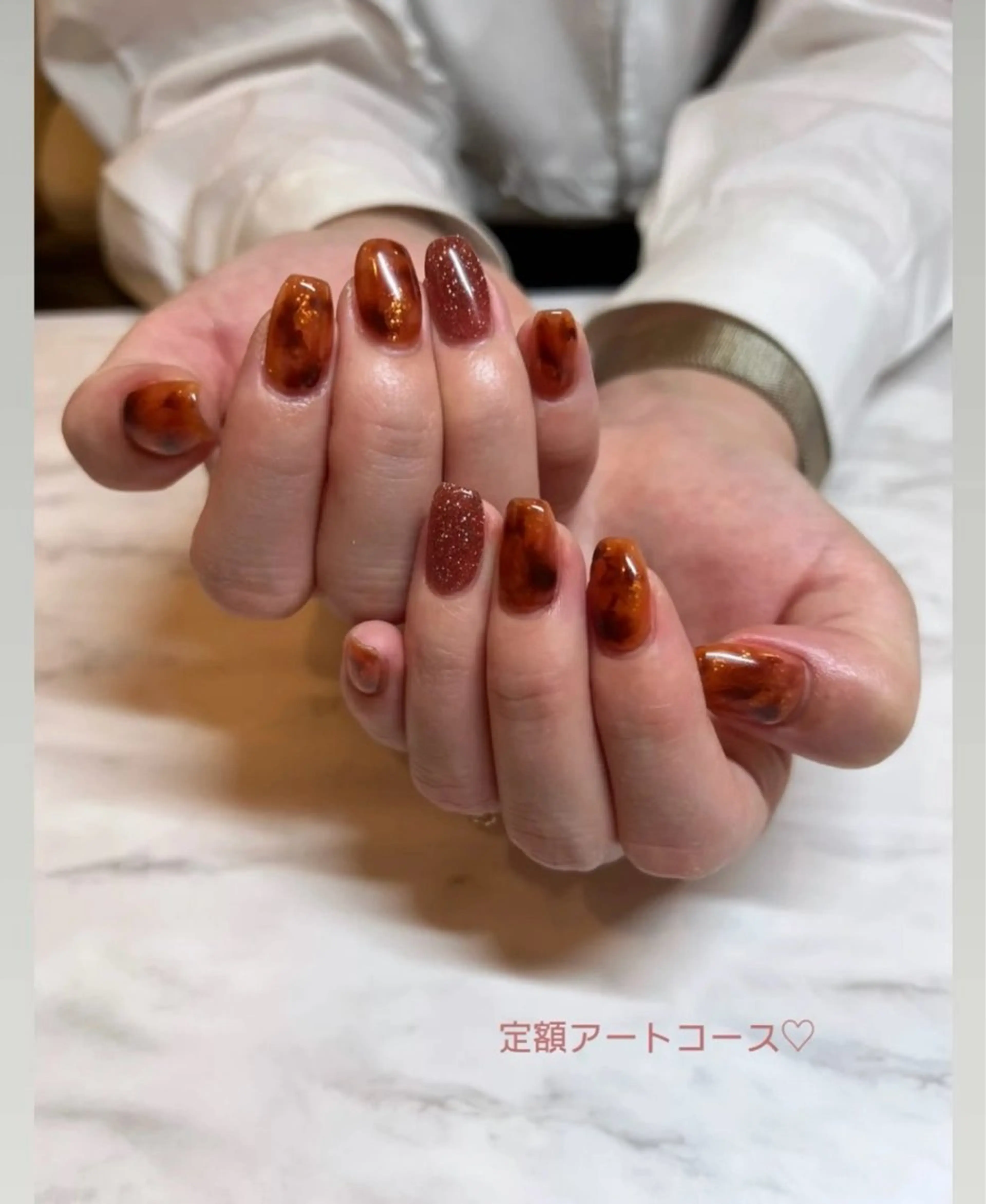 ネイル べっ甲ネイル アイラブミーネイル MAMI指名のネイルデザイン