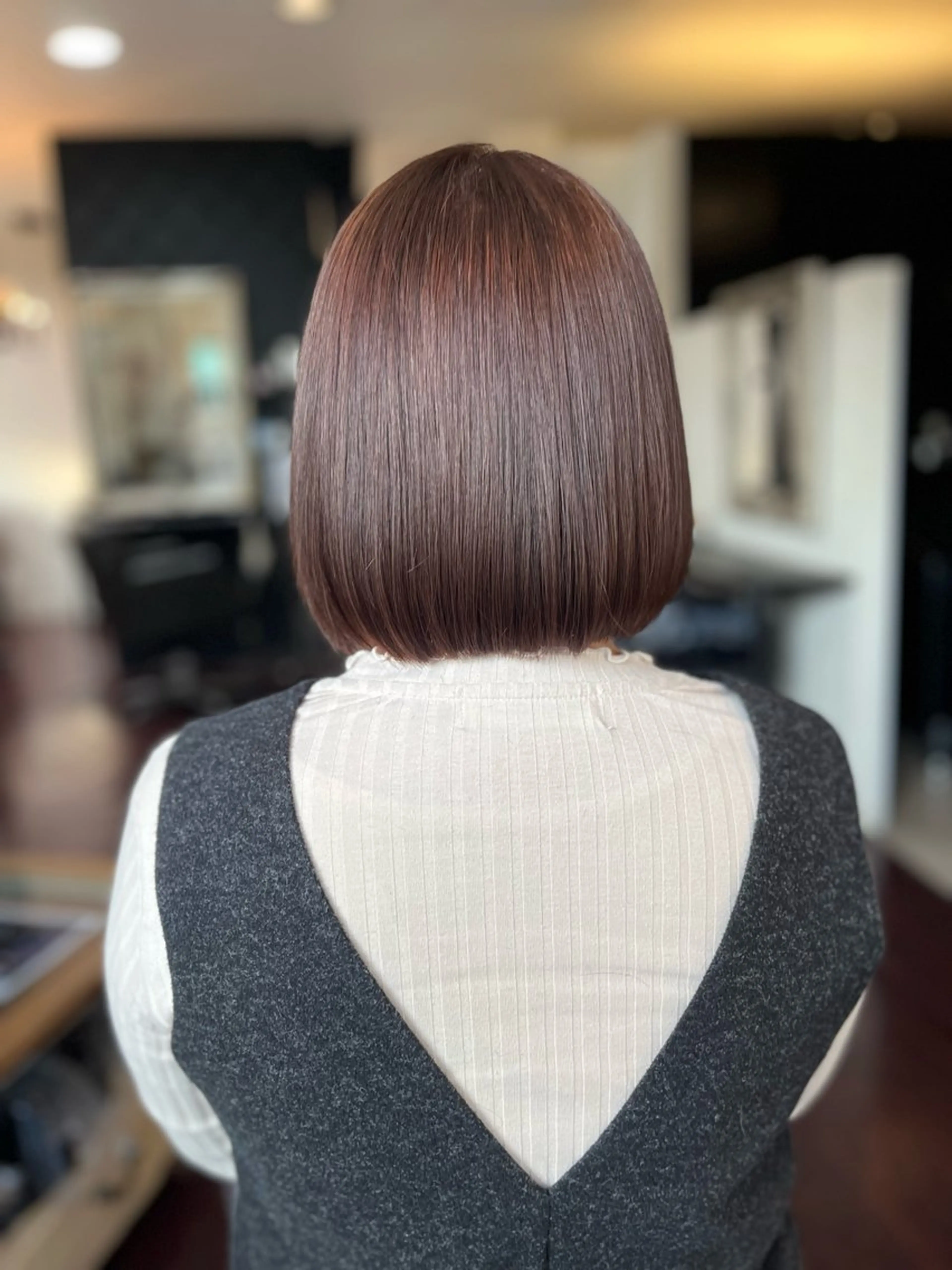 ショート カラー ショートボブ ブラウンカラー ラベンダーカラー パープルカラー パープルブラウン 高槻/LOREM/ Akiraのヘアスタイル