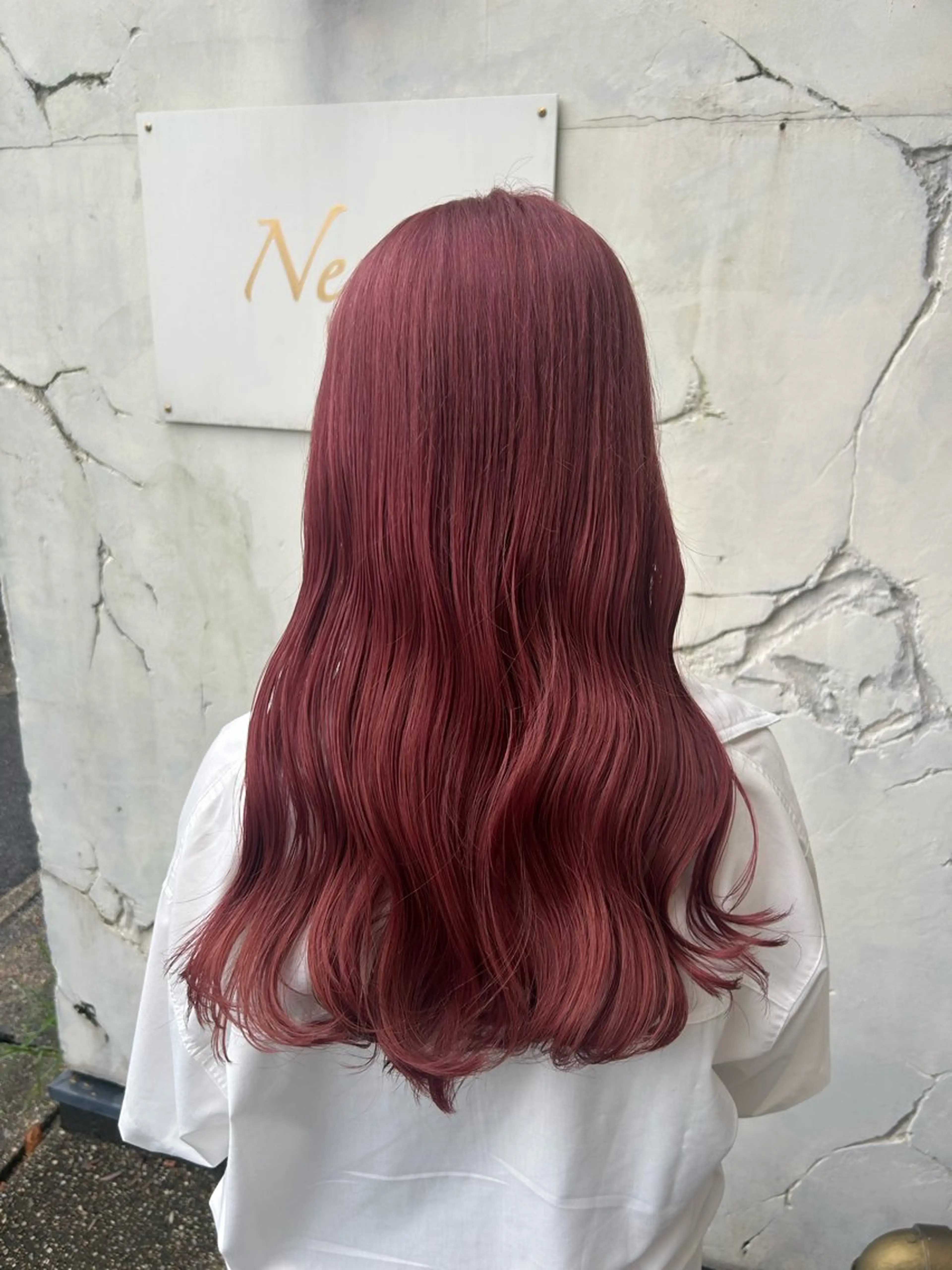 ロング ピンクラベンダー manaka/カット モデル募集中📣💬のヘアスタイル