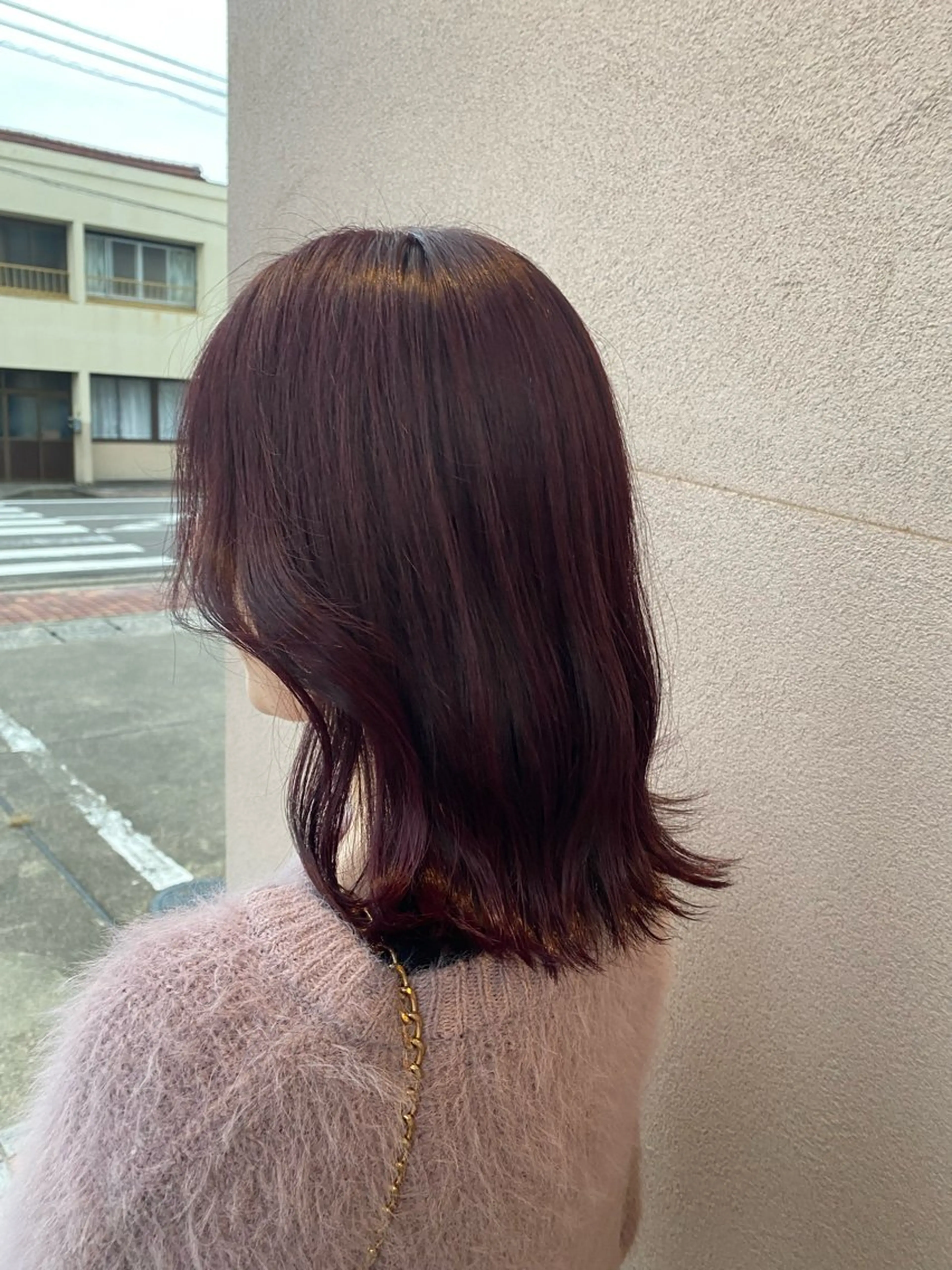 ミディアム Lien.AKI 透明感カラー🤍のヘアスタイル