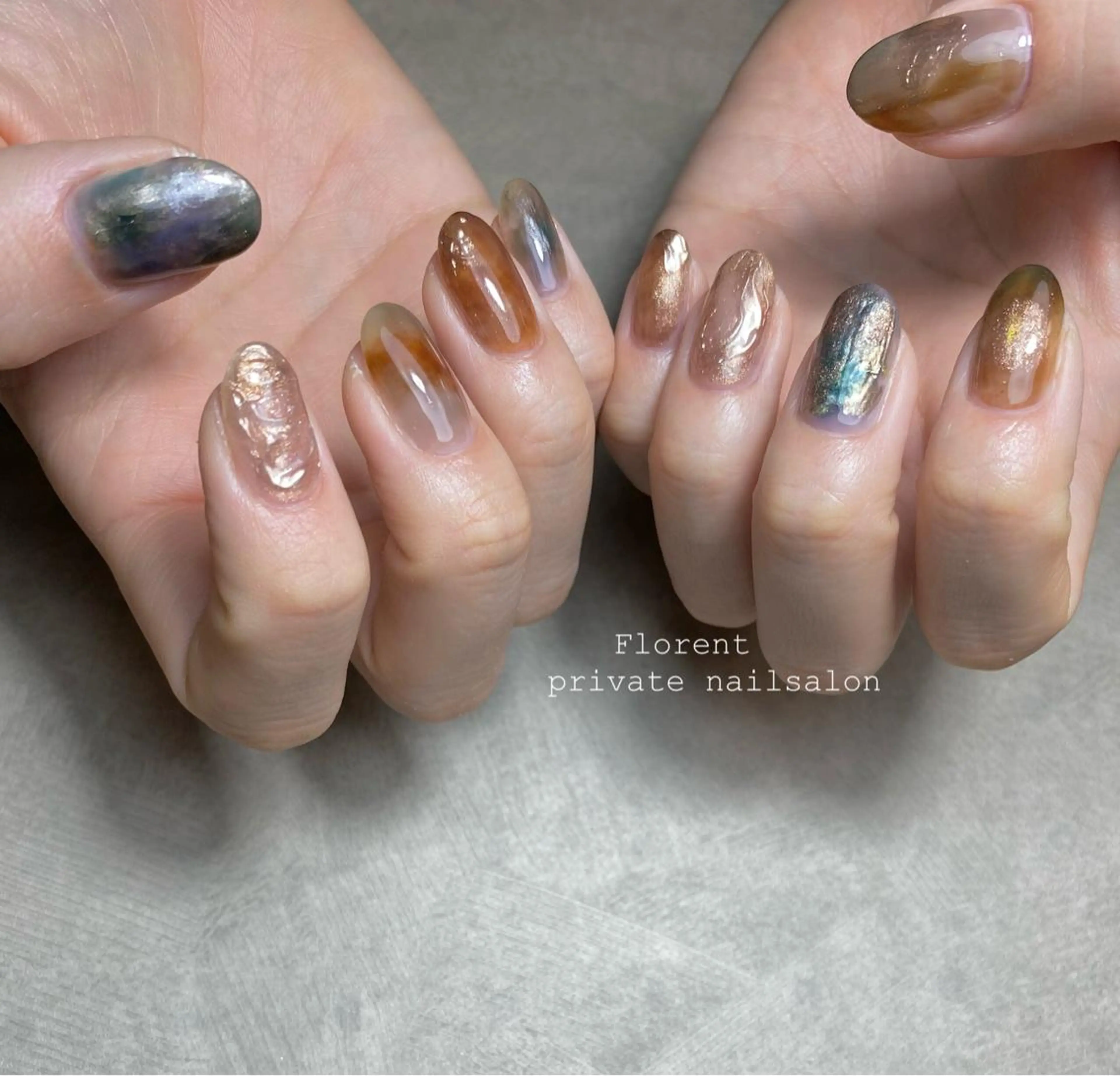 ネイル ハンドネイル florent nailのネイルデザイン