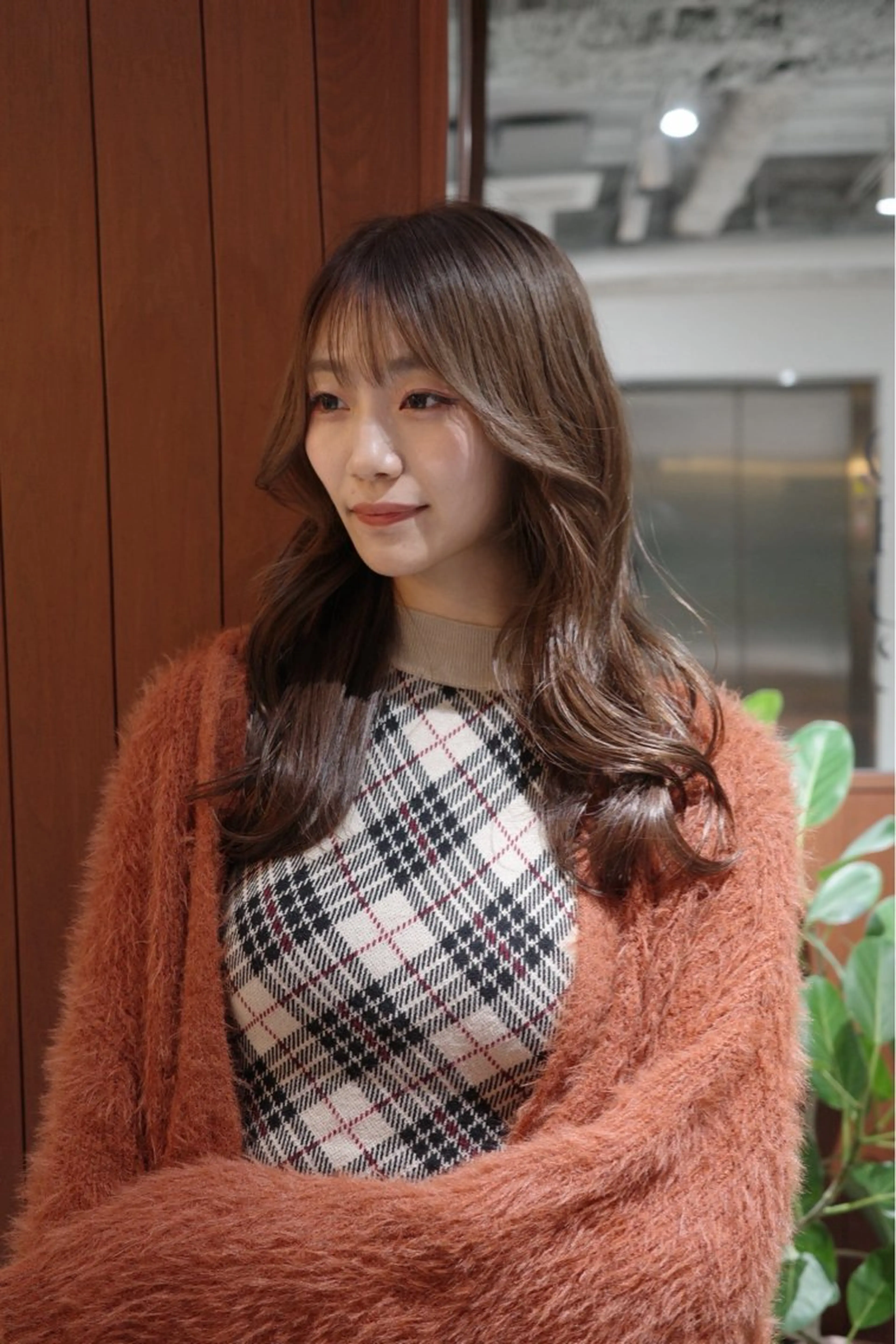 ロング カラー ヘアアレンジ ヘアカラー トリートメント opus 店長大和 レイヤー/赤み消しのヘアスタイル