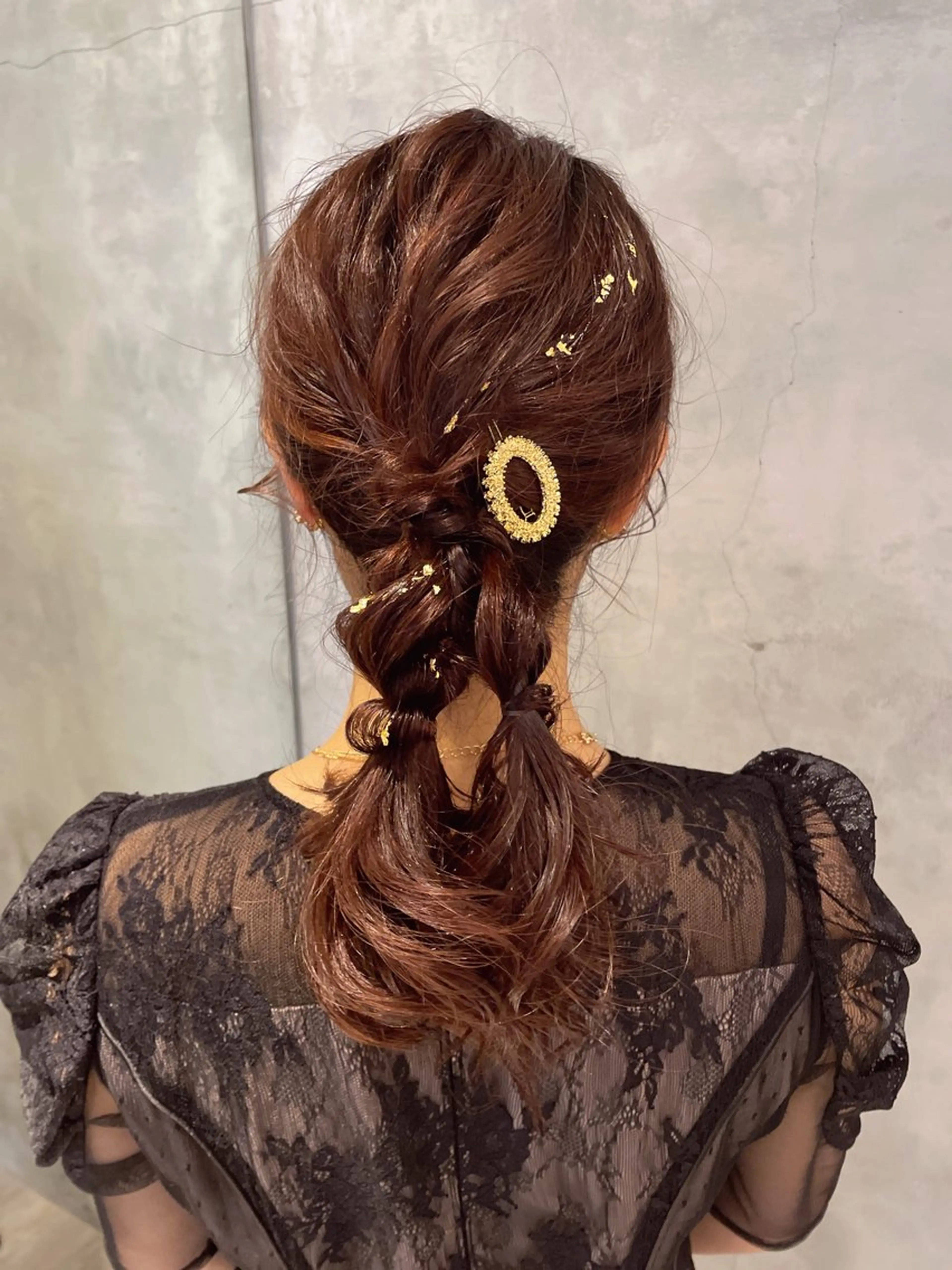 セミロング ヘアセット/透明感 カラー/MIHO♡のヘアスタイル