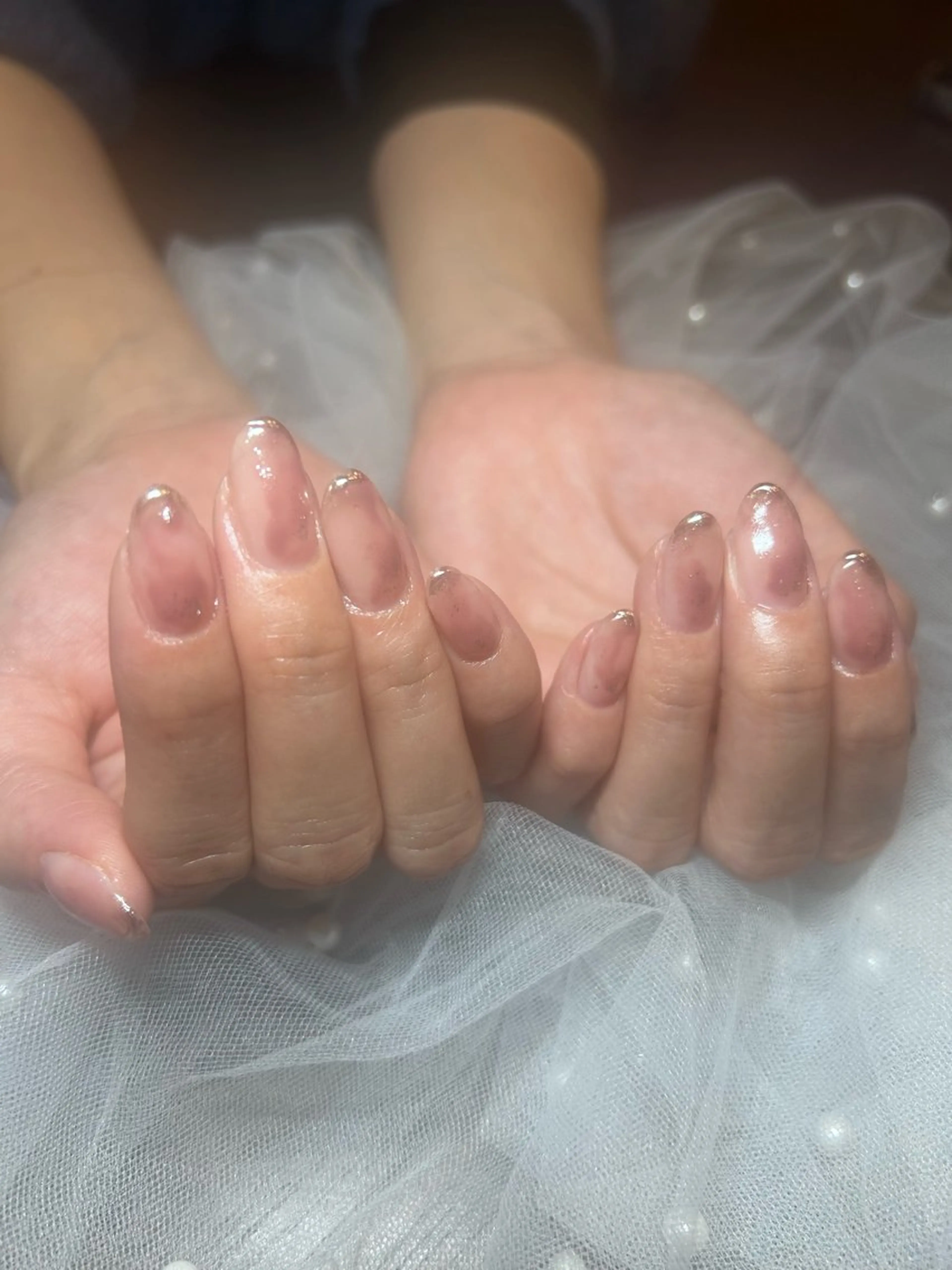 ネイル ニュアンスネイル ハンドネイル la grace ネイルサロンのネイルデザイン