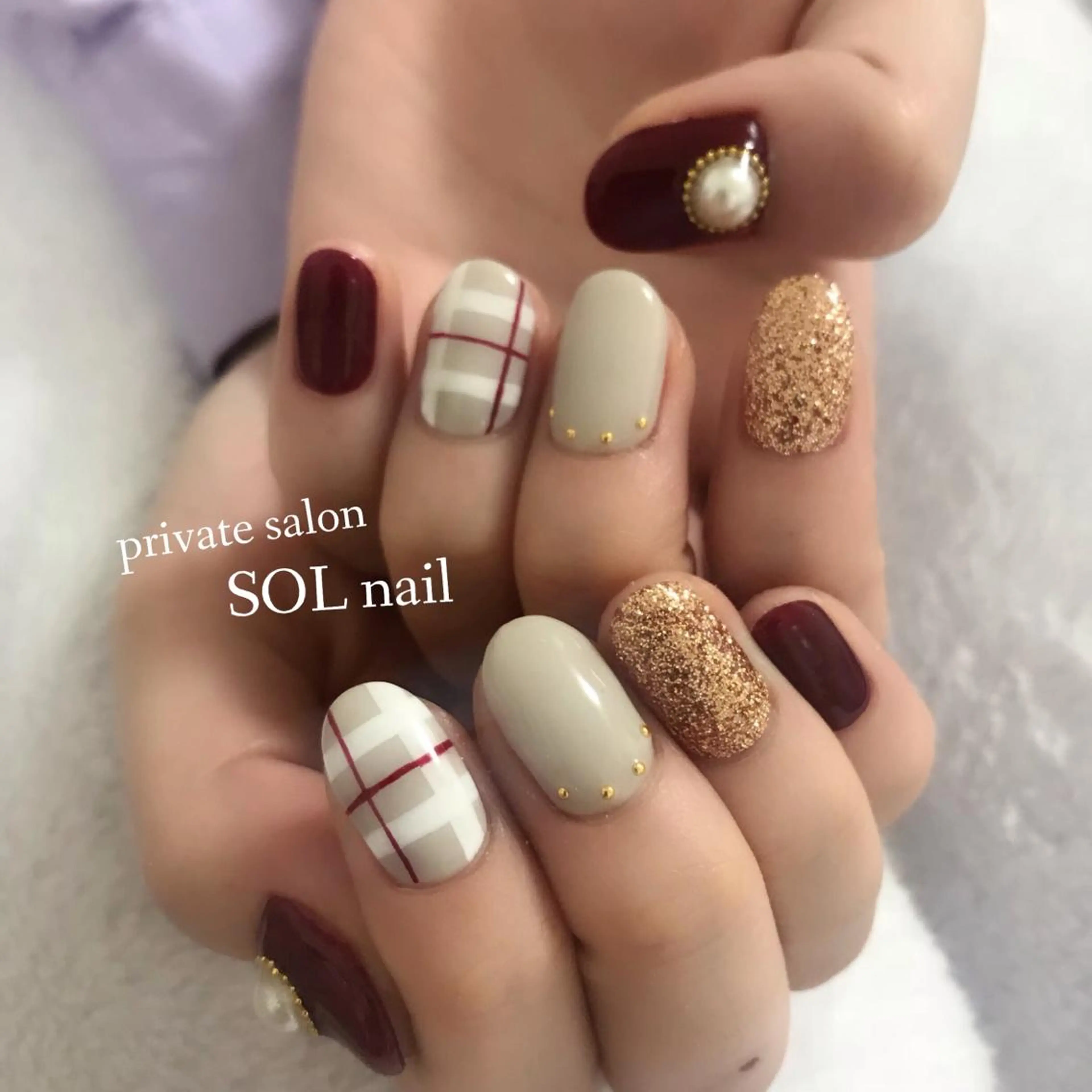 ネイル ハンドネイル SOL NAILのネイルデザイン