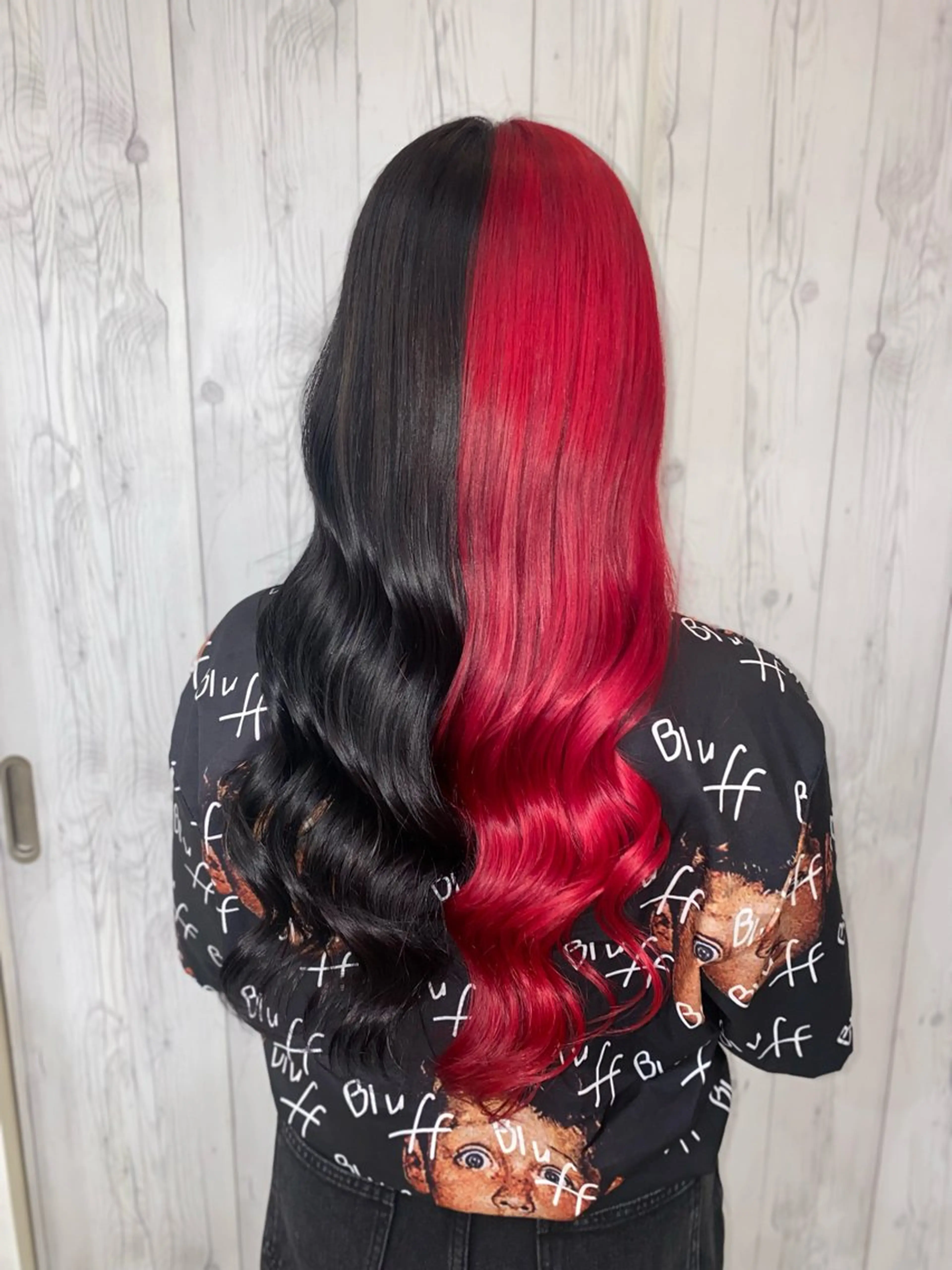 ロング ヘアカラー ゆぴ☾‪/推しカラー /ハイトーンのヘアスタイル