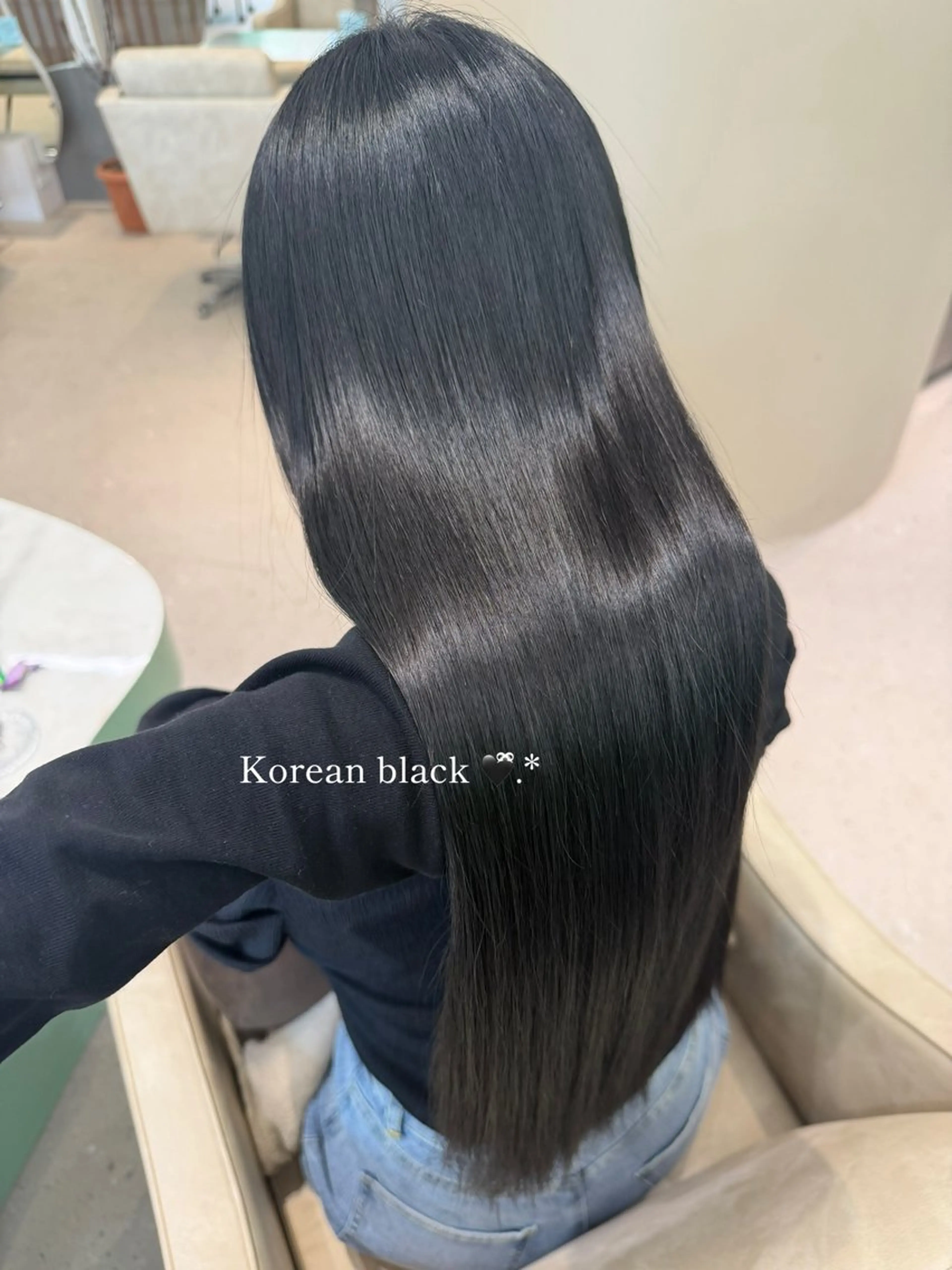 【minimo限定価格】ブリーチなし、ワンカラー＋Aujua2stepトリートメント🌱 ͛.*の写真