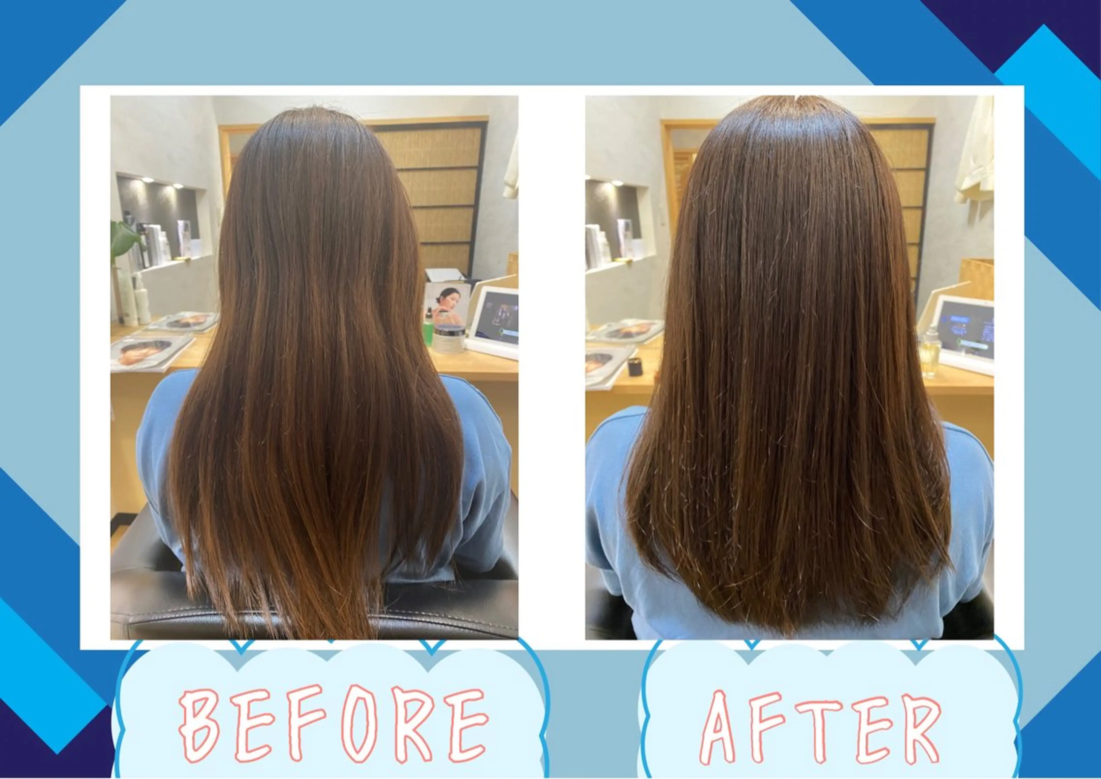 セミロング いばやし たかひろのヘアスタイル