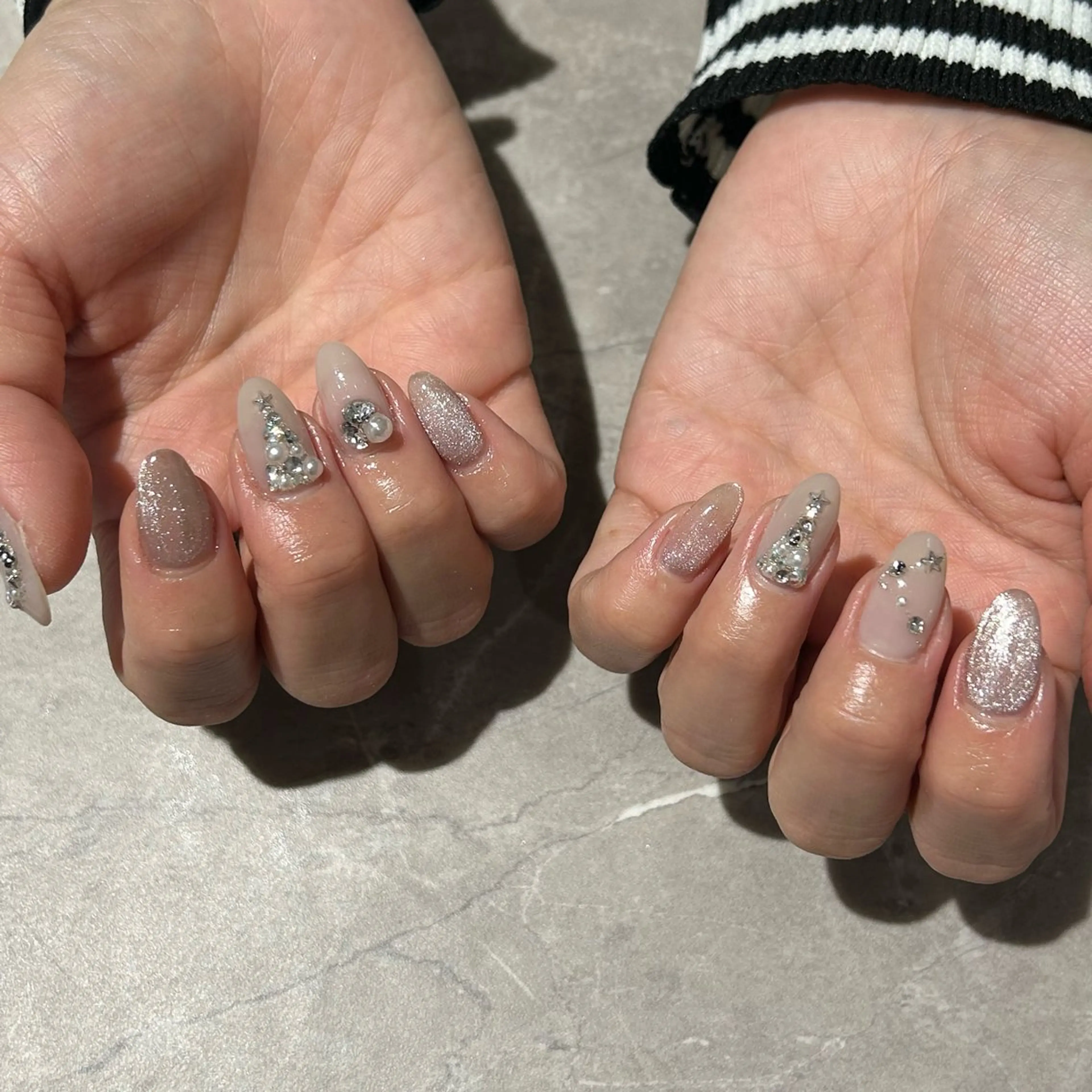 ネイル 冬ネイル クリスマス Lulea nailのネイルデザイン