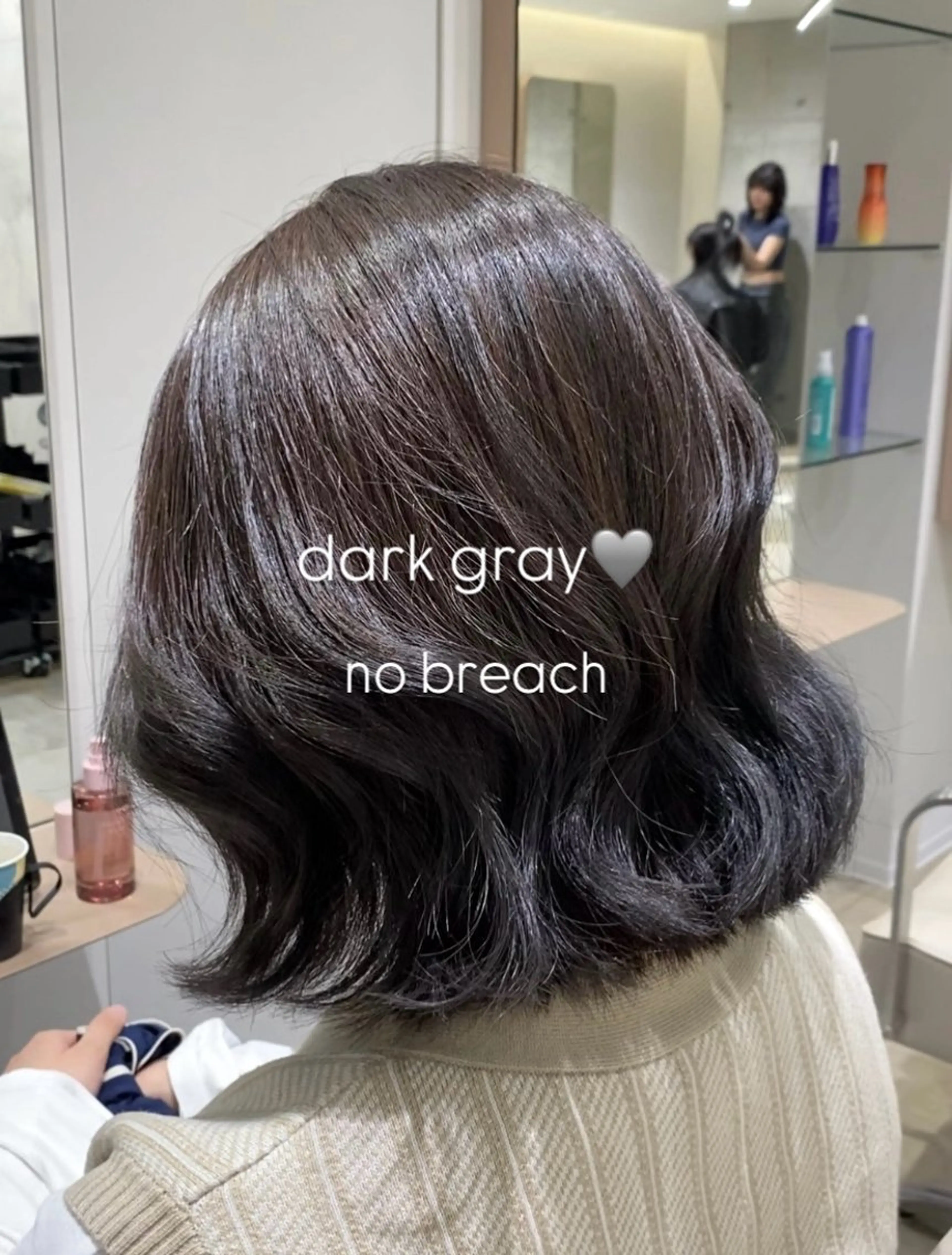 ミディアム 縮毛矯正 ヘアカラー トリートメント オリーブ🌿ブリーチ なし◎Azusaのヘアスタイル