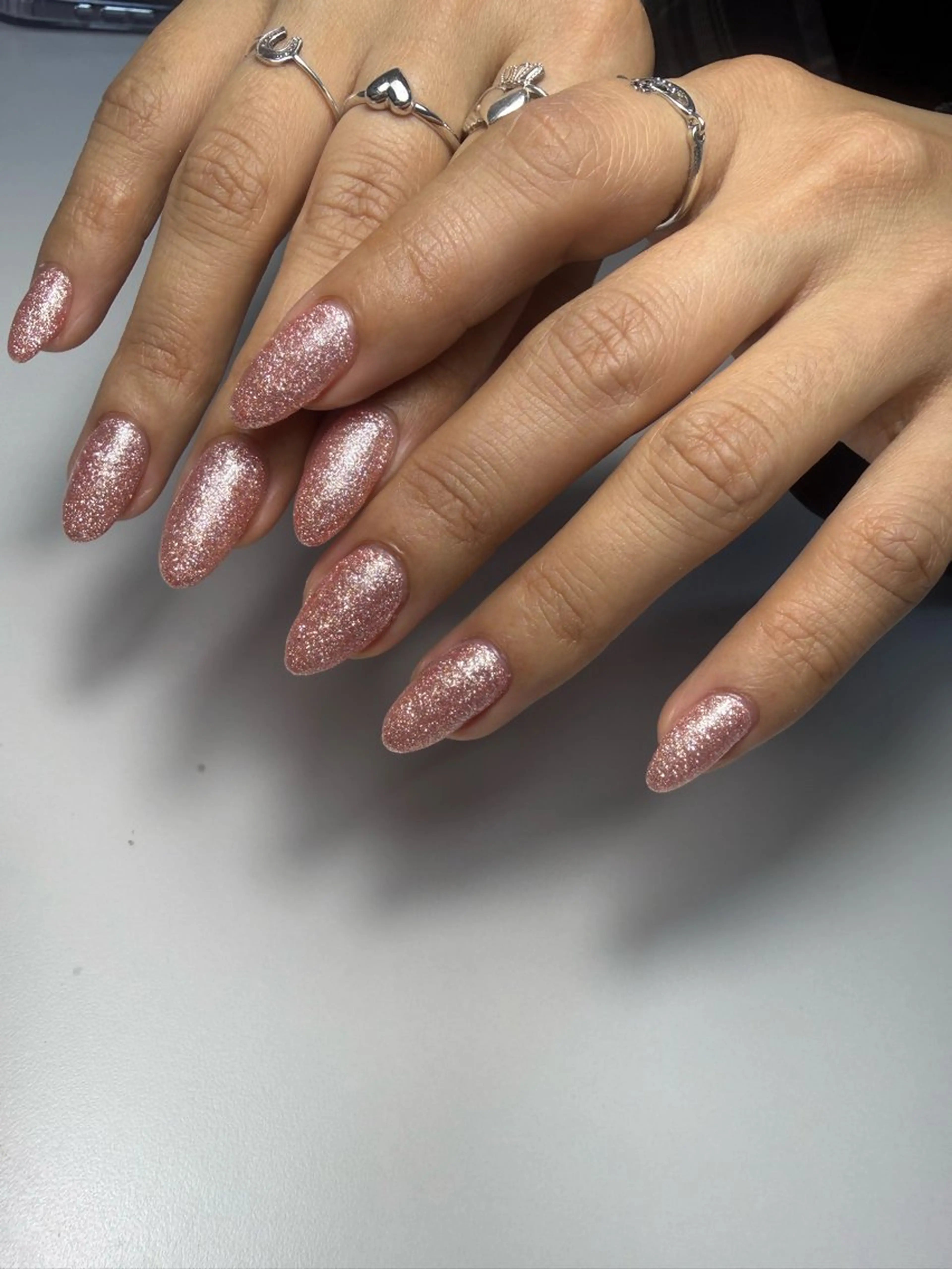 ネイル フラッシュネイル キラキラネイル ラメ(グリッター) ワンカラーネイル シンプルネイル 北小岩ネイリスト吉田 由圭のネイルデザイン