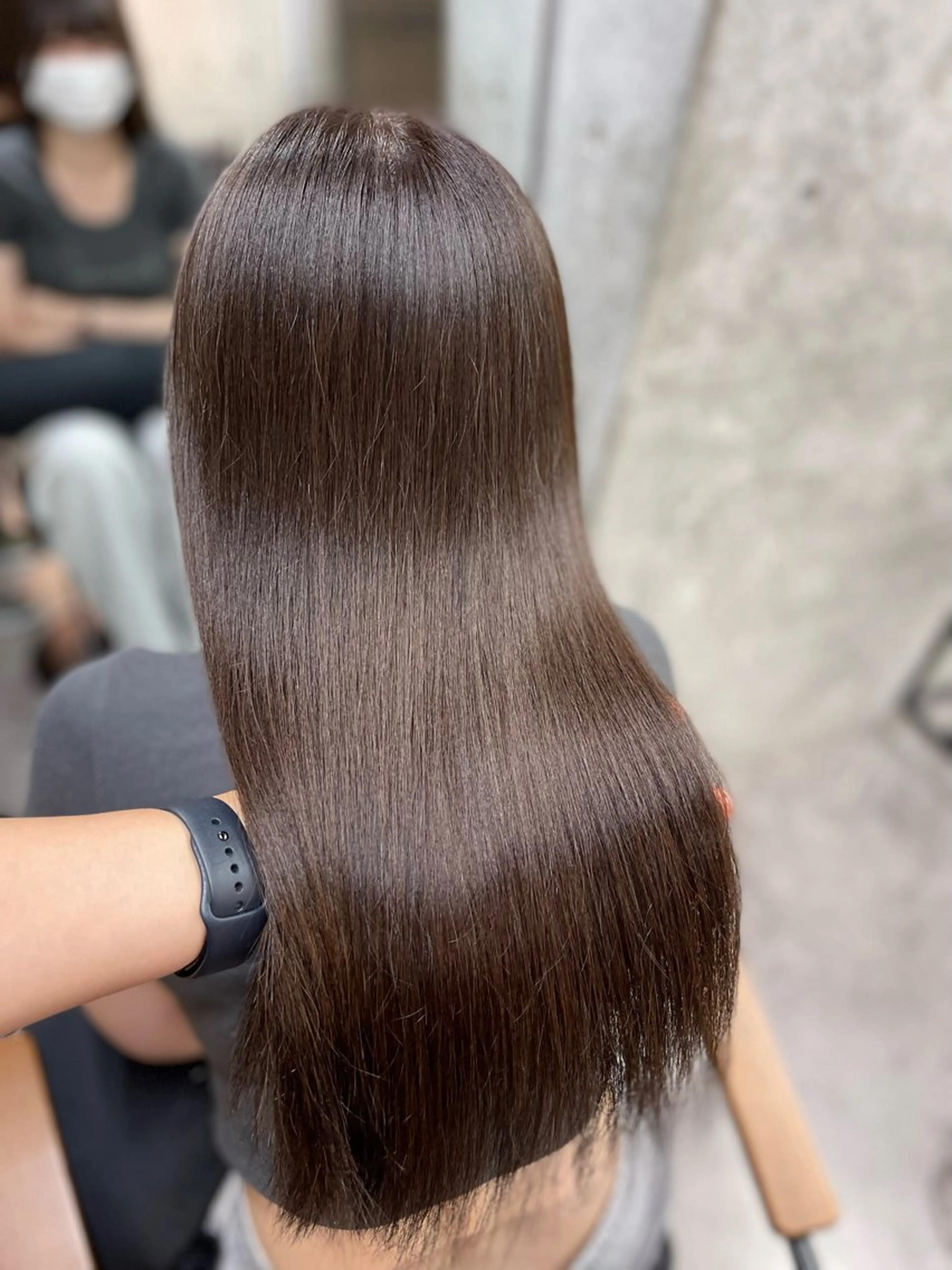 ロング カラー 髪質改善/堀江 ケアカラーtoshiのヘアスタイル