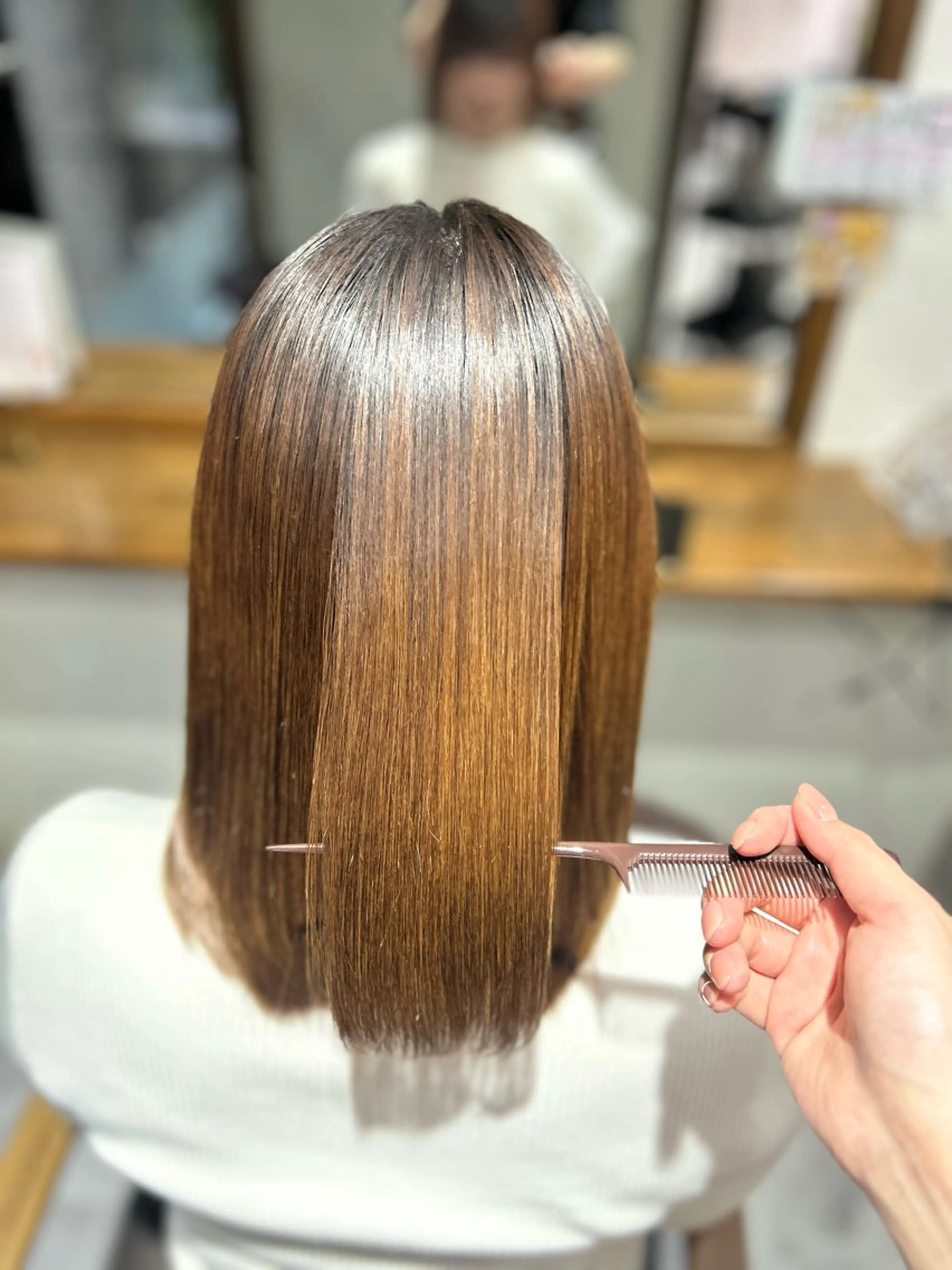 ミディアム 上田 愛來のヘアスタイル