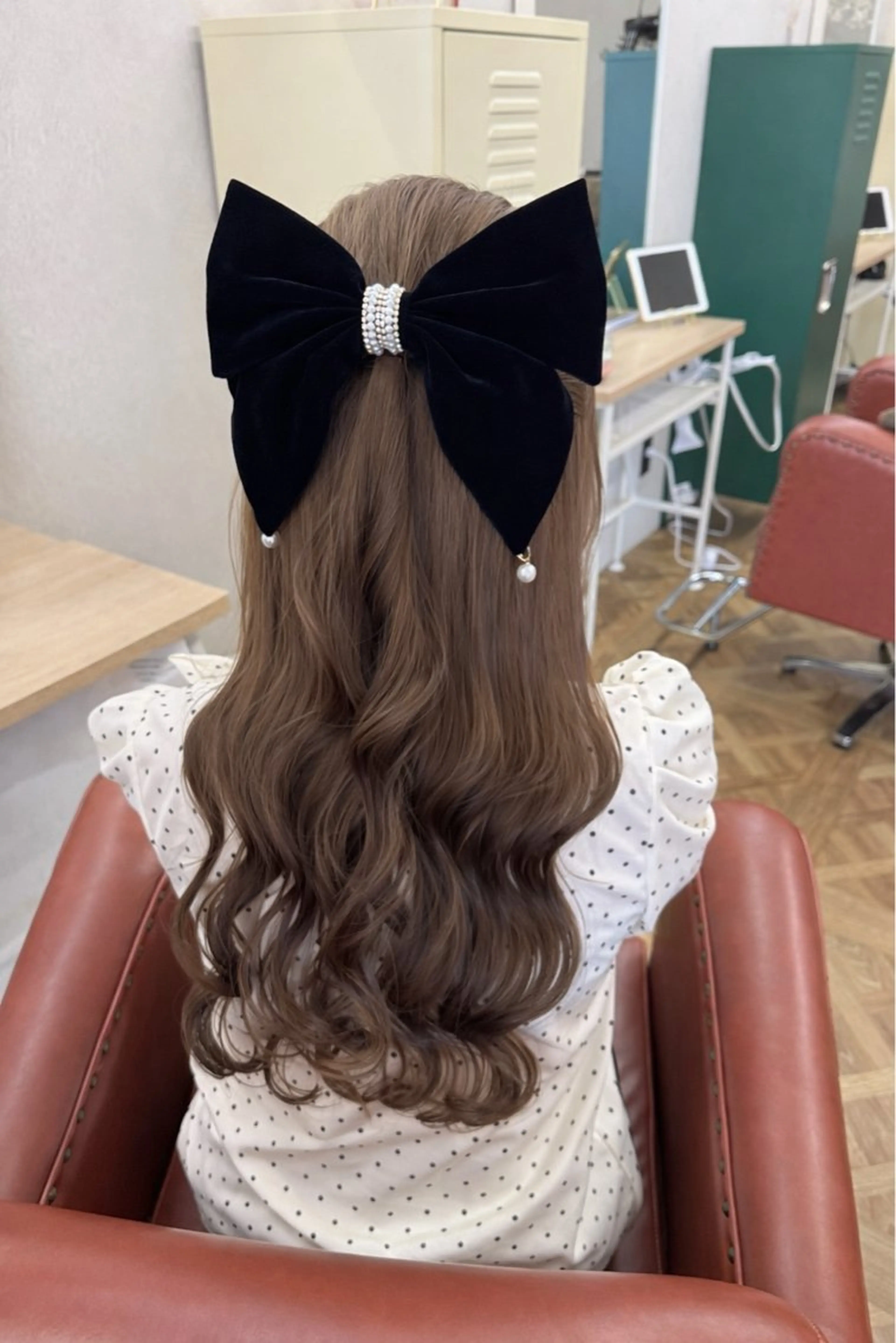 ロング カラー 見奈美 凜のヘアスタイル