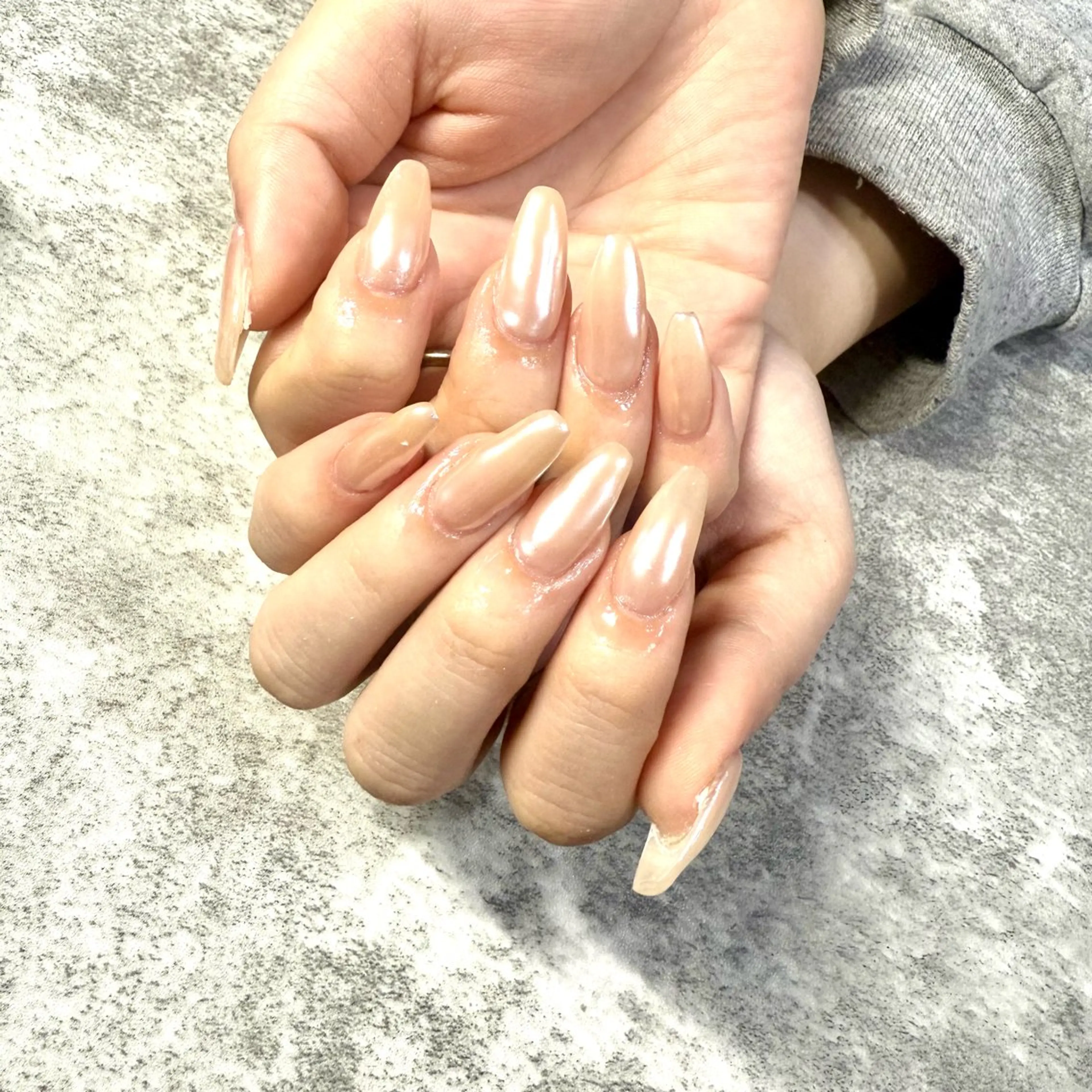 ネイル オーロラネイル ミラーネイル ハンドネイル ★Rinail... .のネイルデザイン