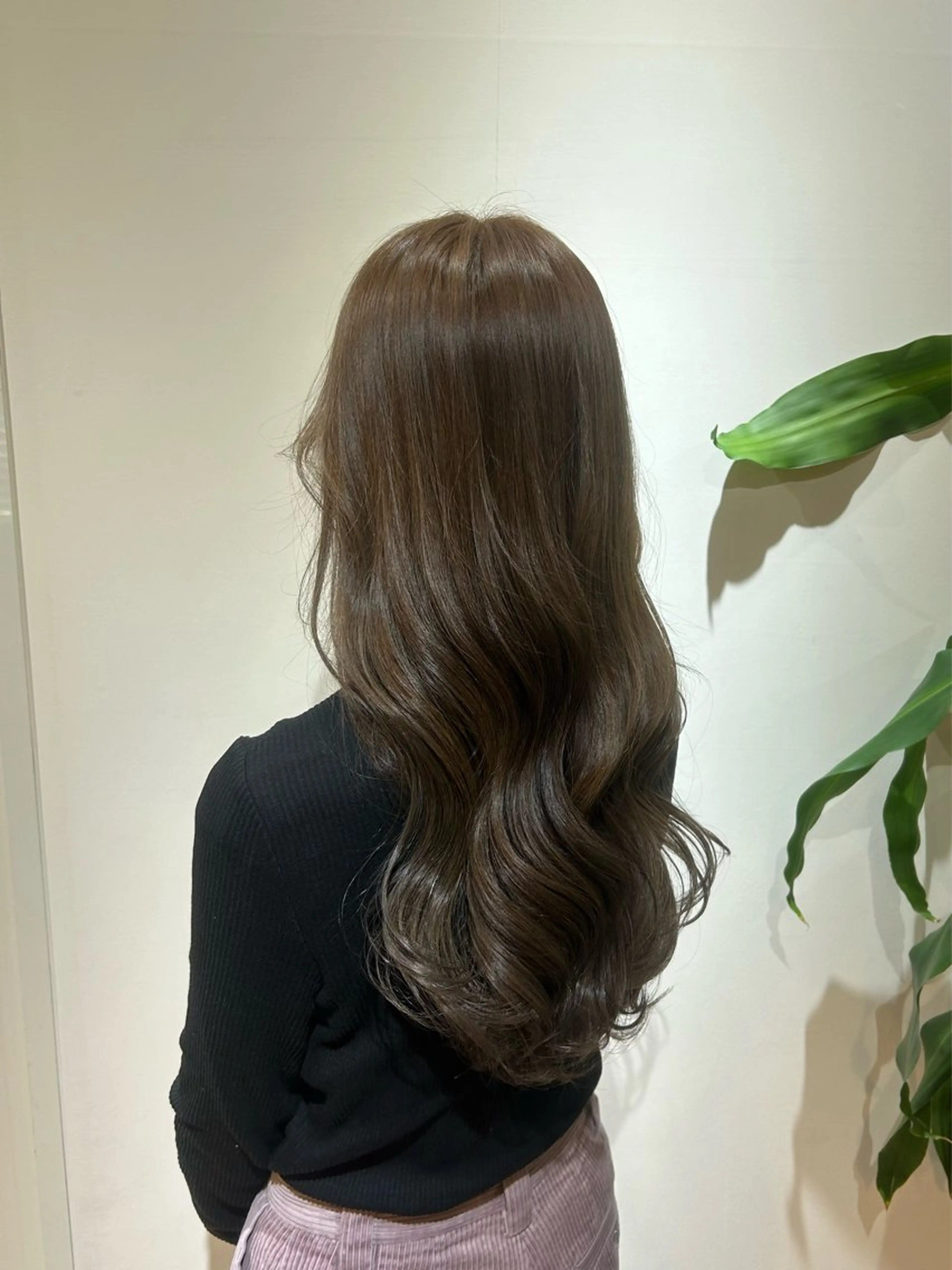 ロング 韓国風ヘア トリートメント ·.⟡ 福田 彩乃 透明感カラー🪄🩵のヘアスタイル