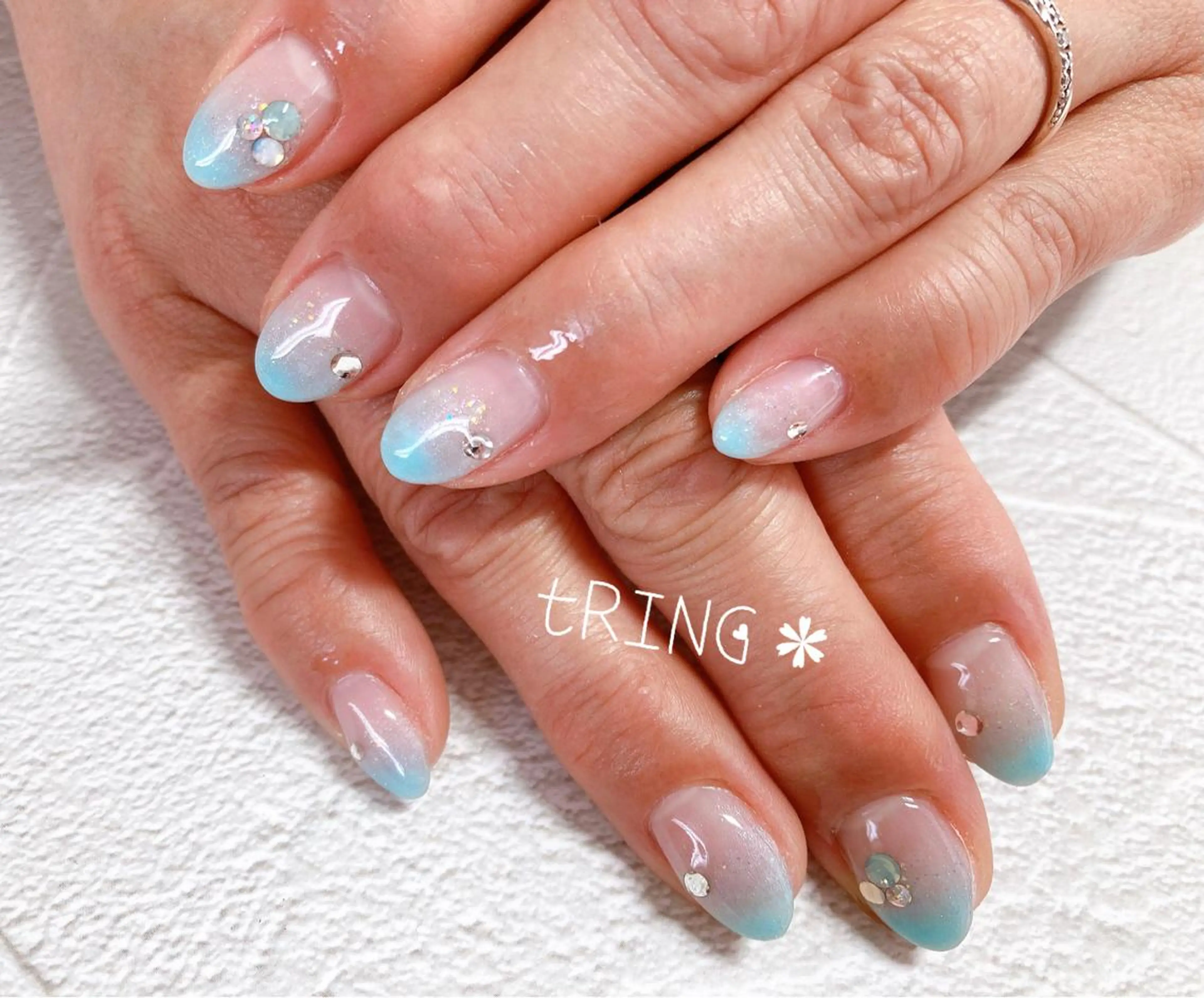 ネイル ハンドネイル tRING＊ しいの木台のネイルデザイン