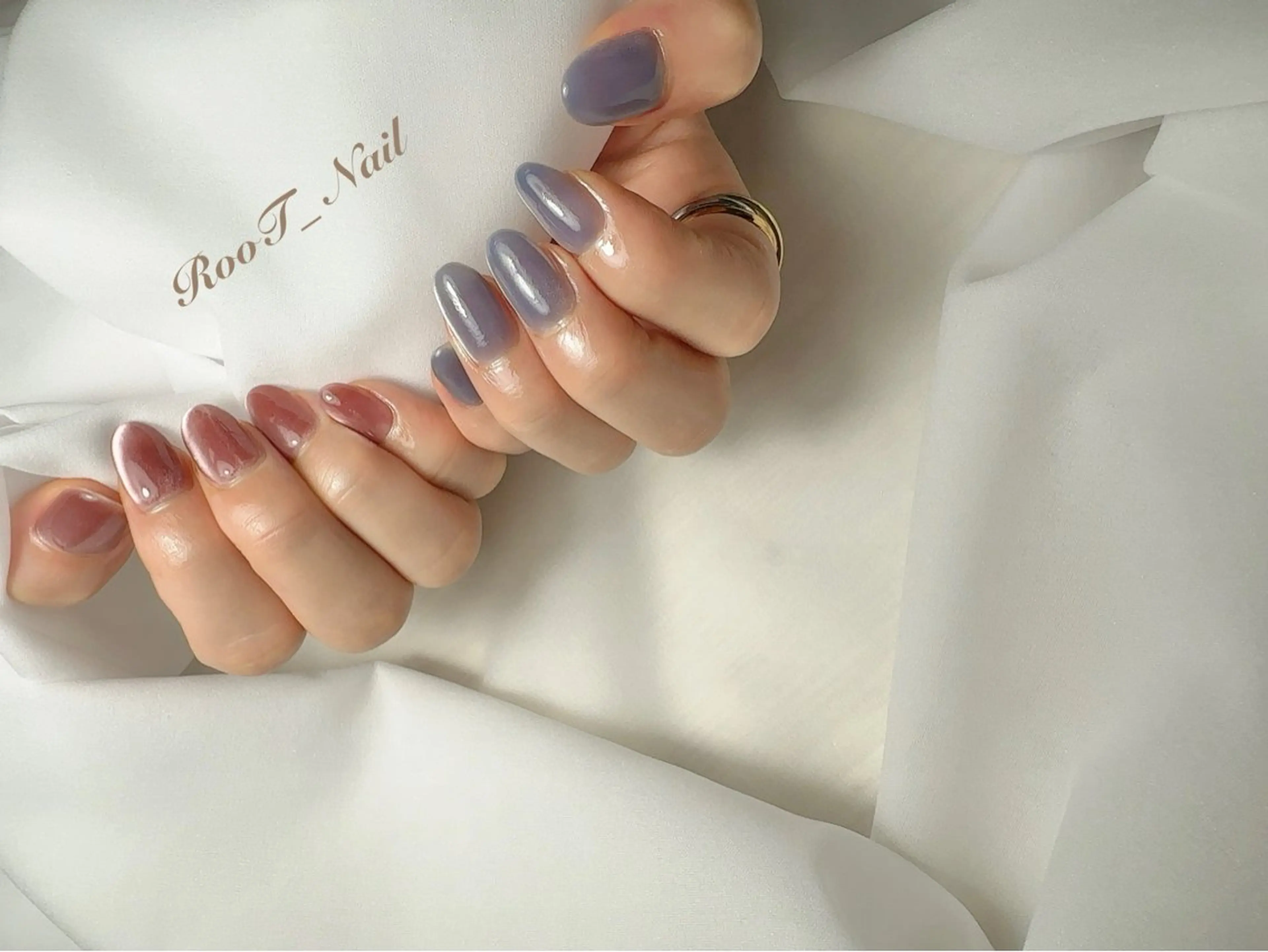 ネイル マグネットネイル ハンドネイル RooT Nailのネイルデザイン