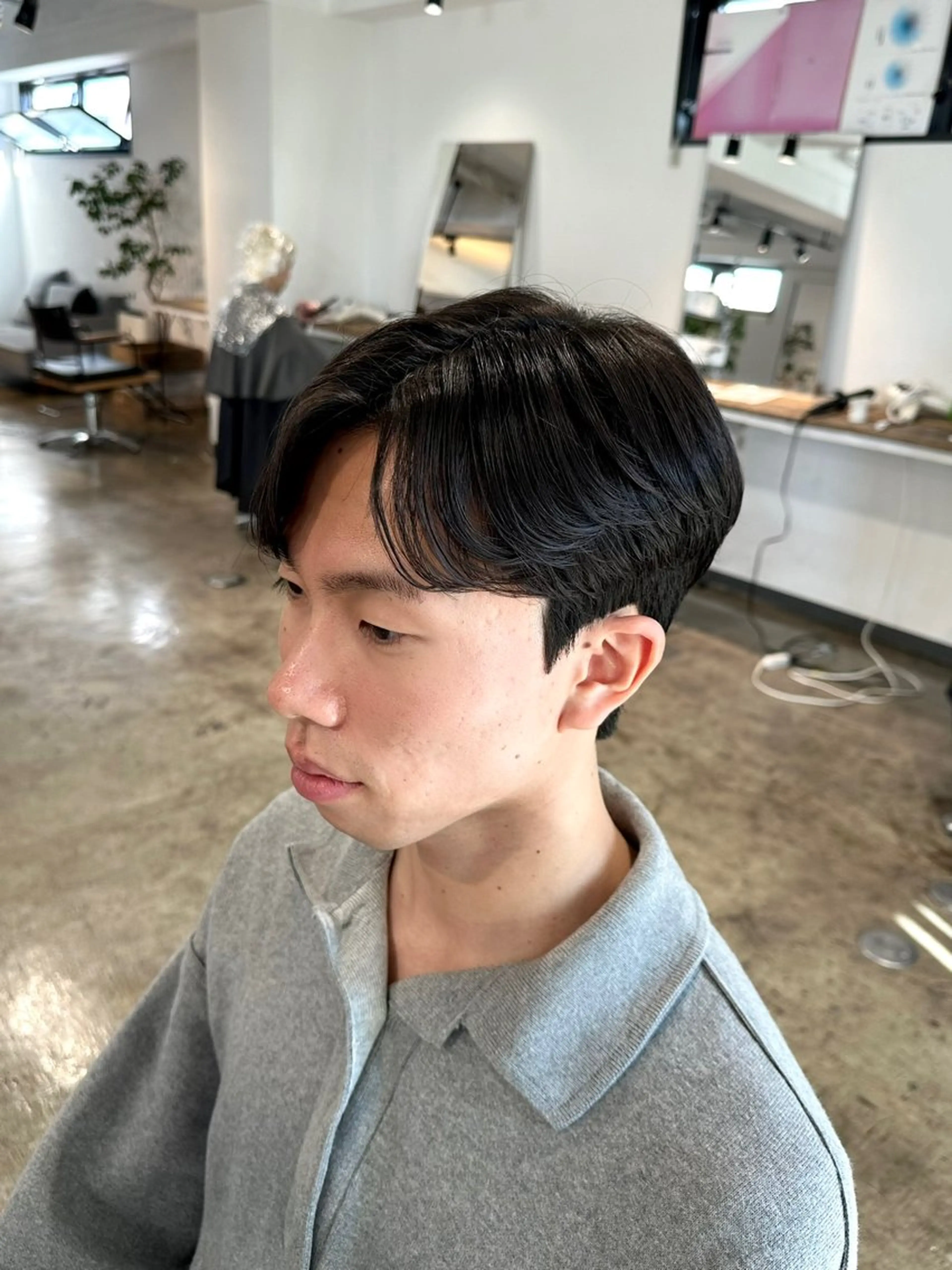 パーマ メンズ ダウンパーマ メンズ韓国風 メンズパーマ カット パーマ トリートメント 骨格補正施術/メンズ 専門美容師/YUYAのヘアスタイル