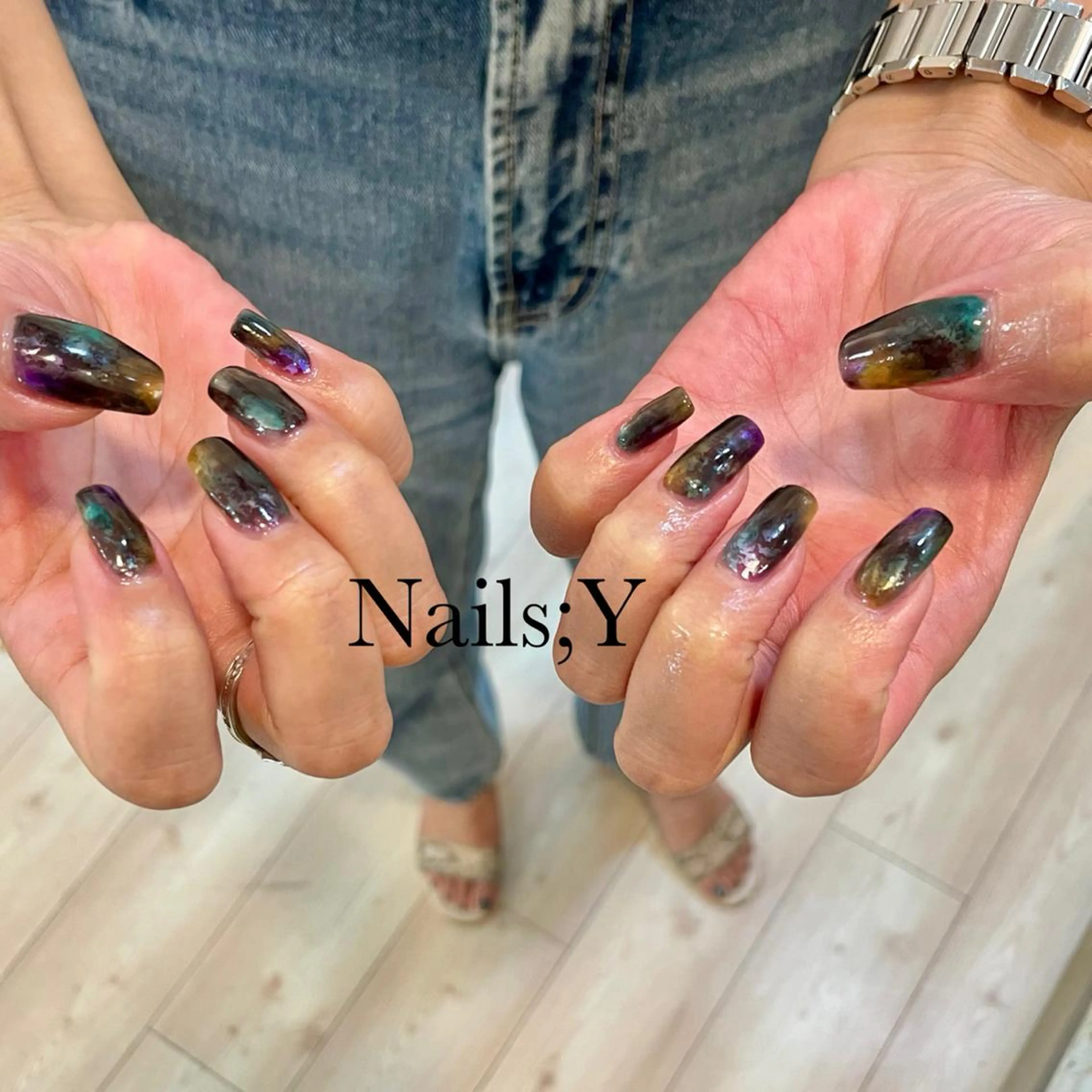 ネイル ジェルネイル 持ち込み パラジェル yo koのネイルデザイン