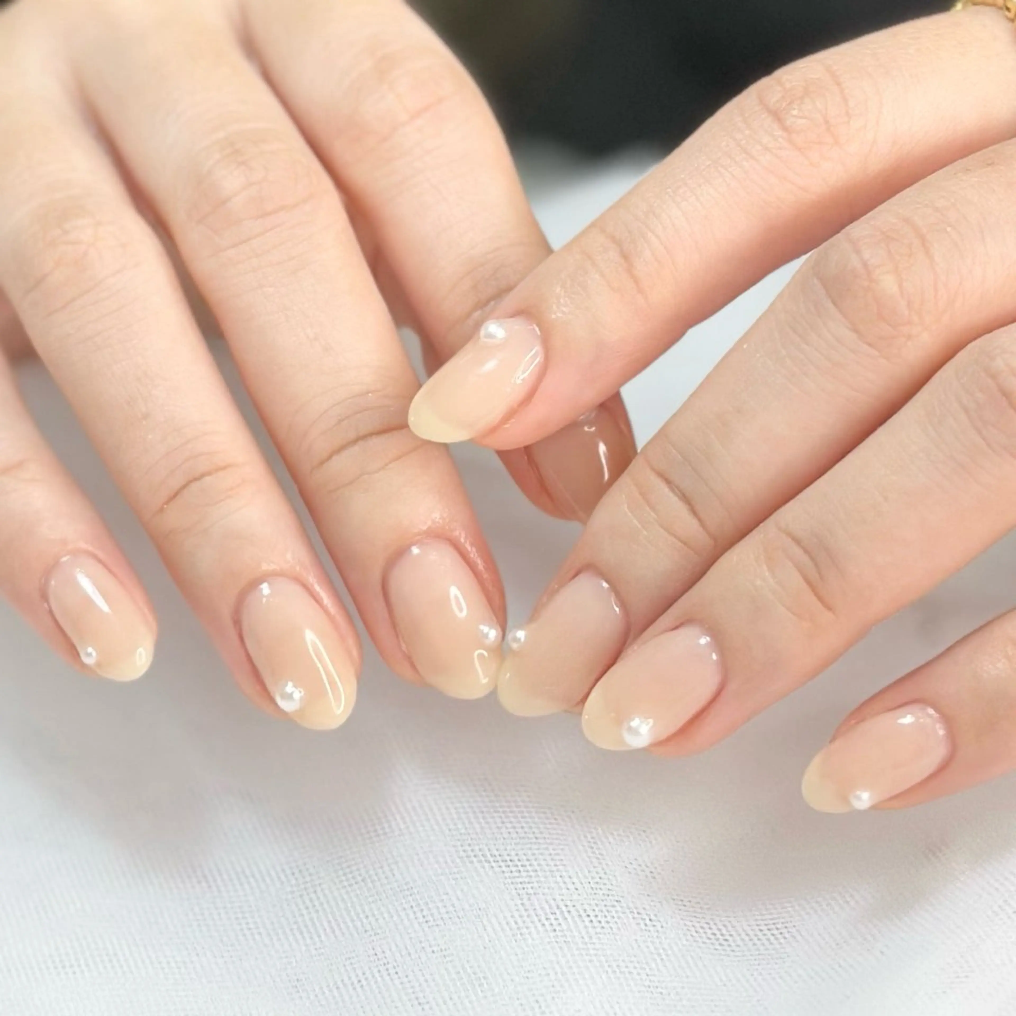 ネイル ストーンネイル HAIR&MAKE POSH 日暮里のネイルデザイン