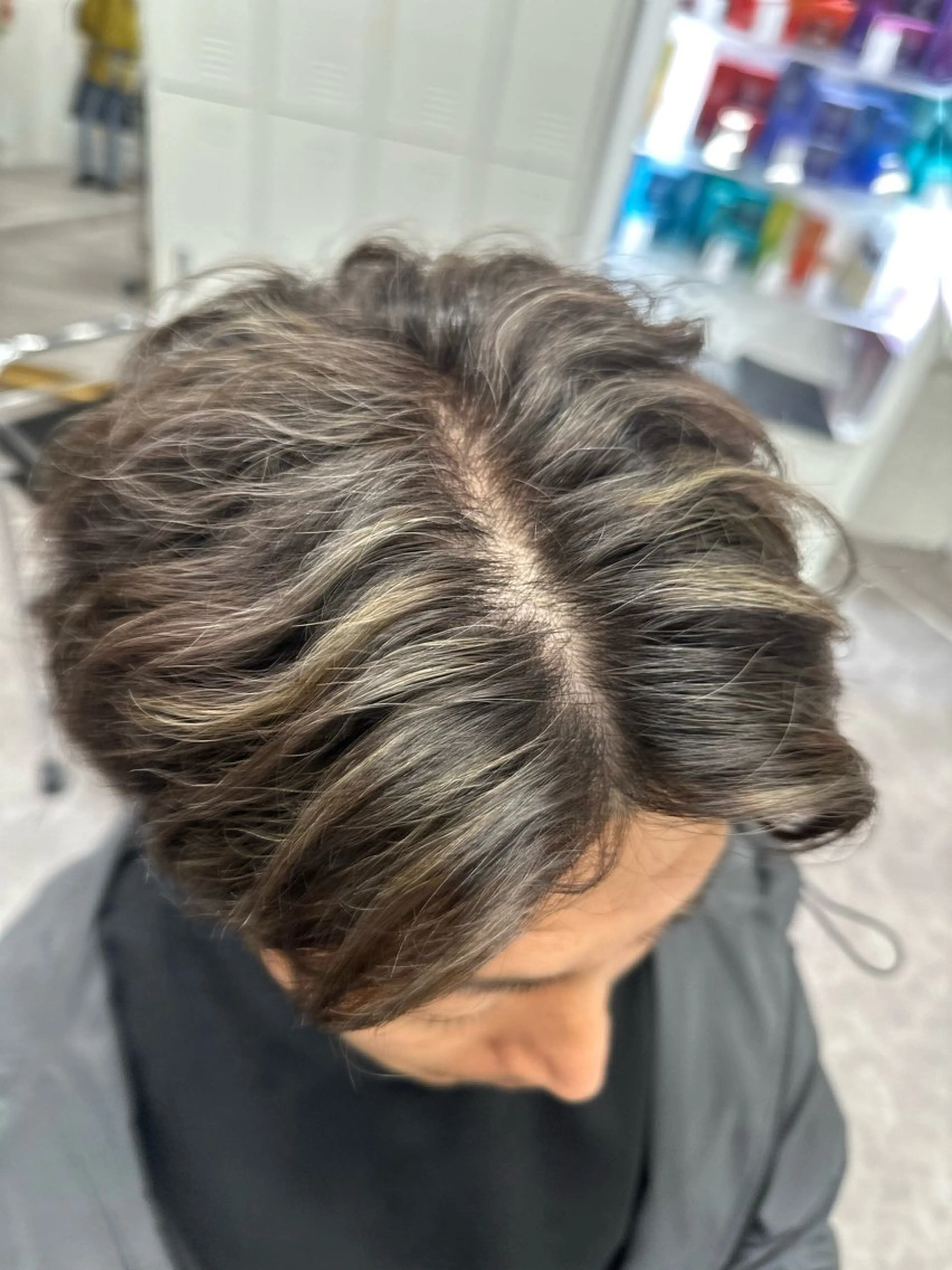 カラー ヘアアレンジ メンズ 久米 治仁のヘアスタイル