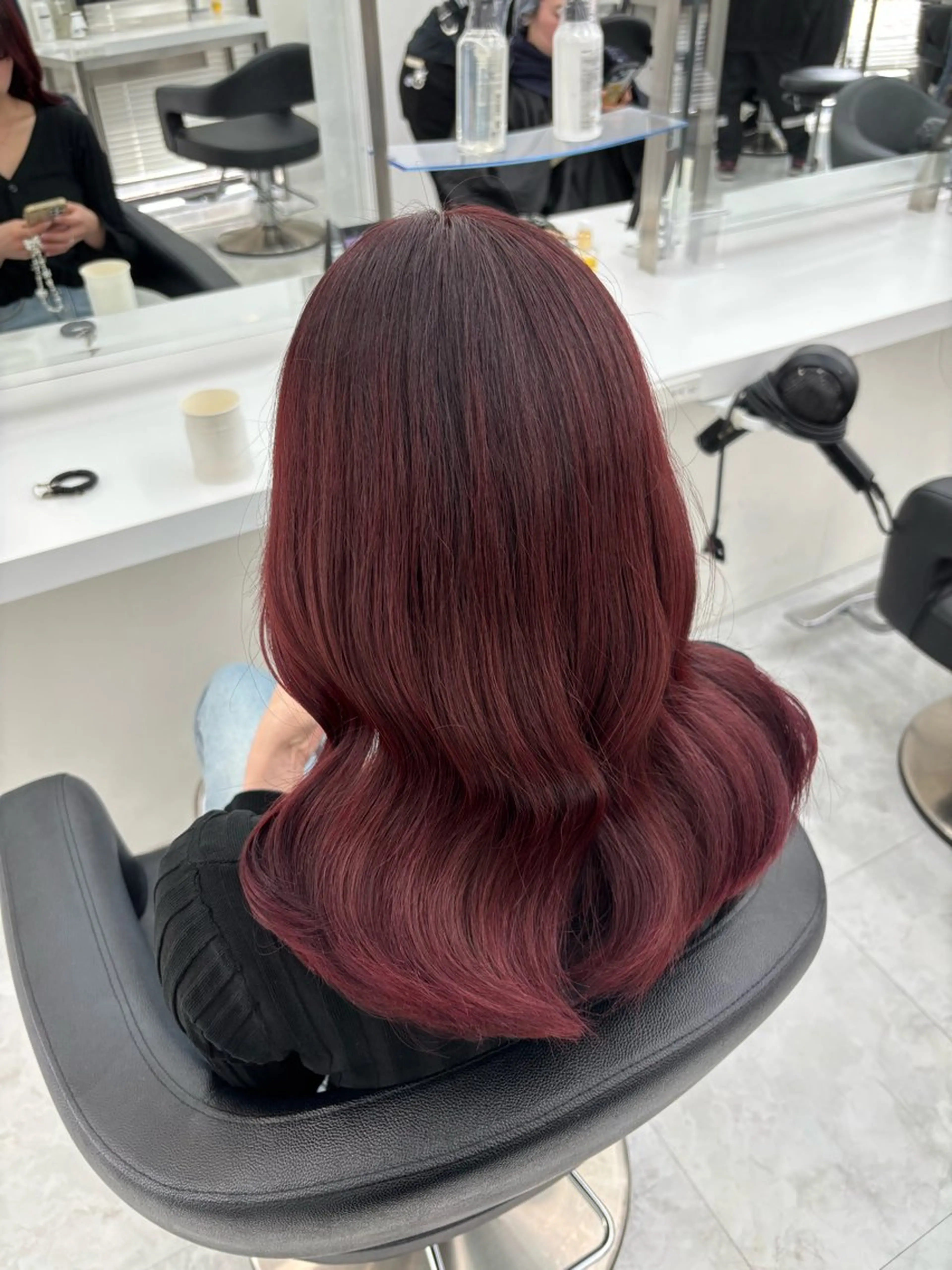 ロング カラー 海外girl/ハイト ーン/riko🫧のヘアスタイル