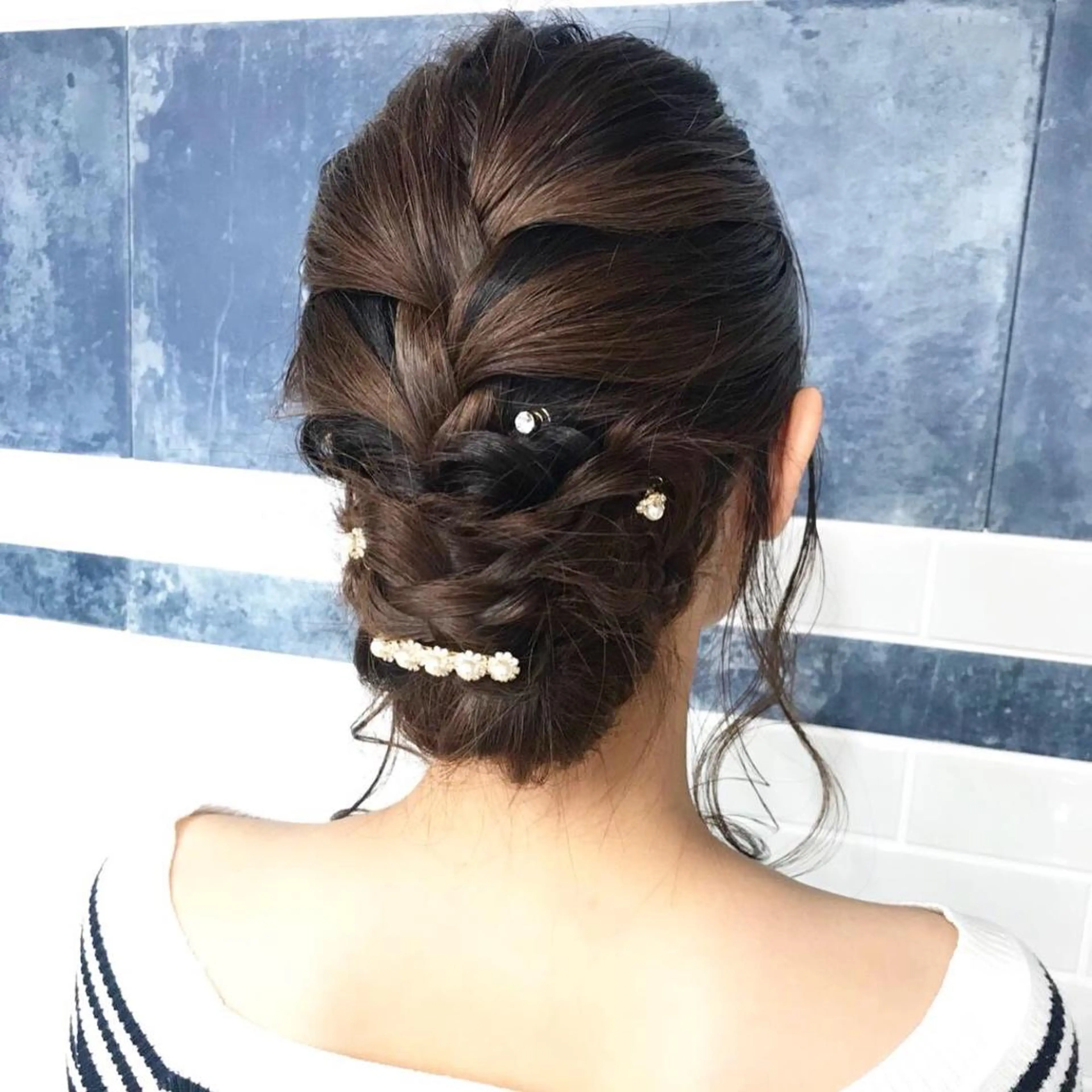 セミロング カラー ヘアアレンジ ❤️Ruminate 日暮里店❤️のヘアスタイル