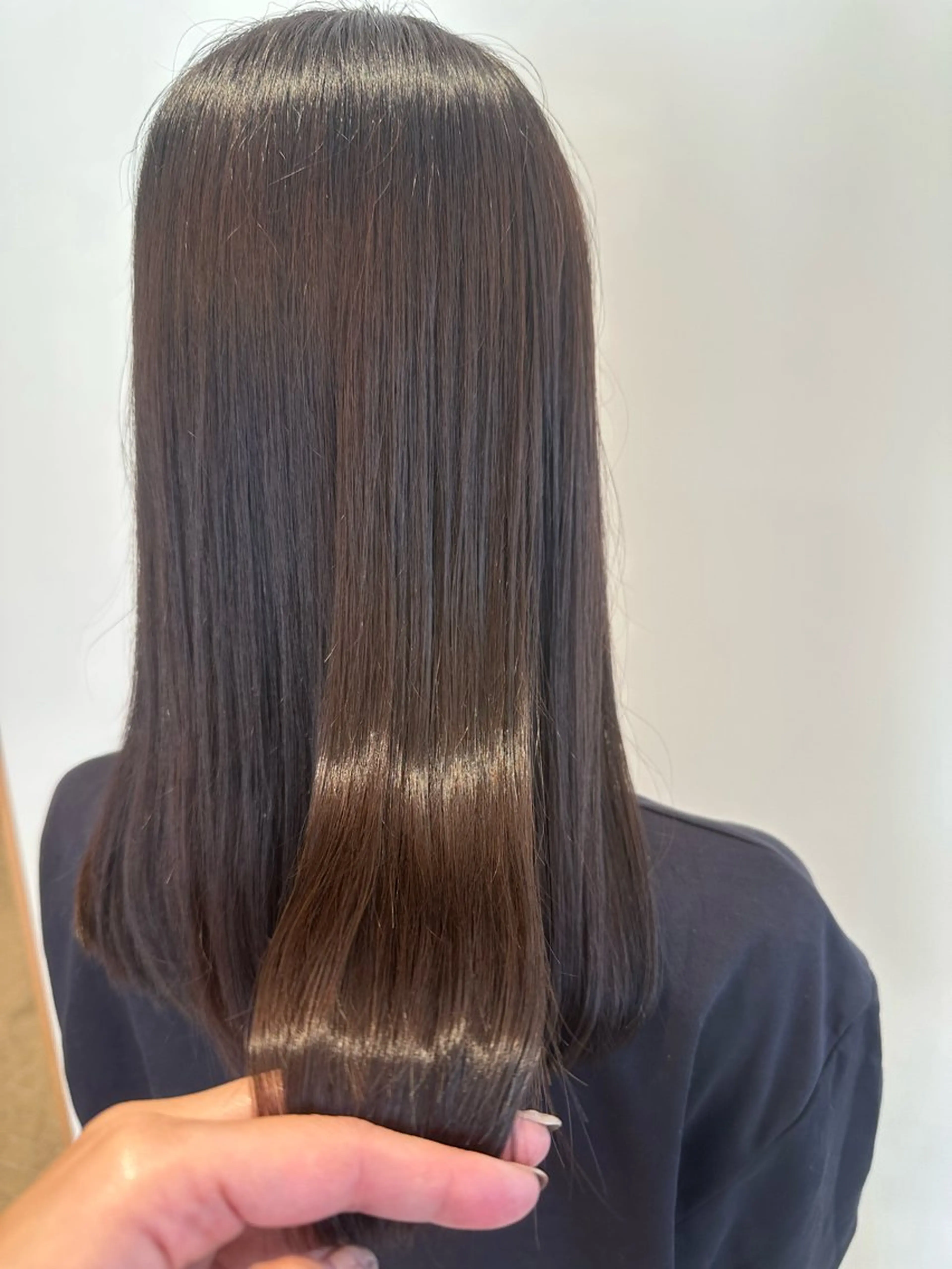 セミロング カラー いまじゅく あおいのヘアスタイル