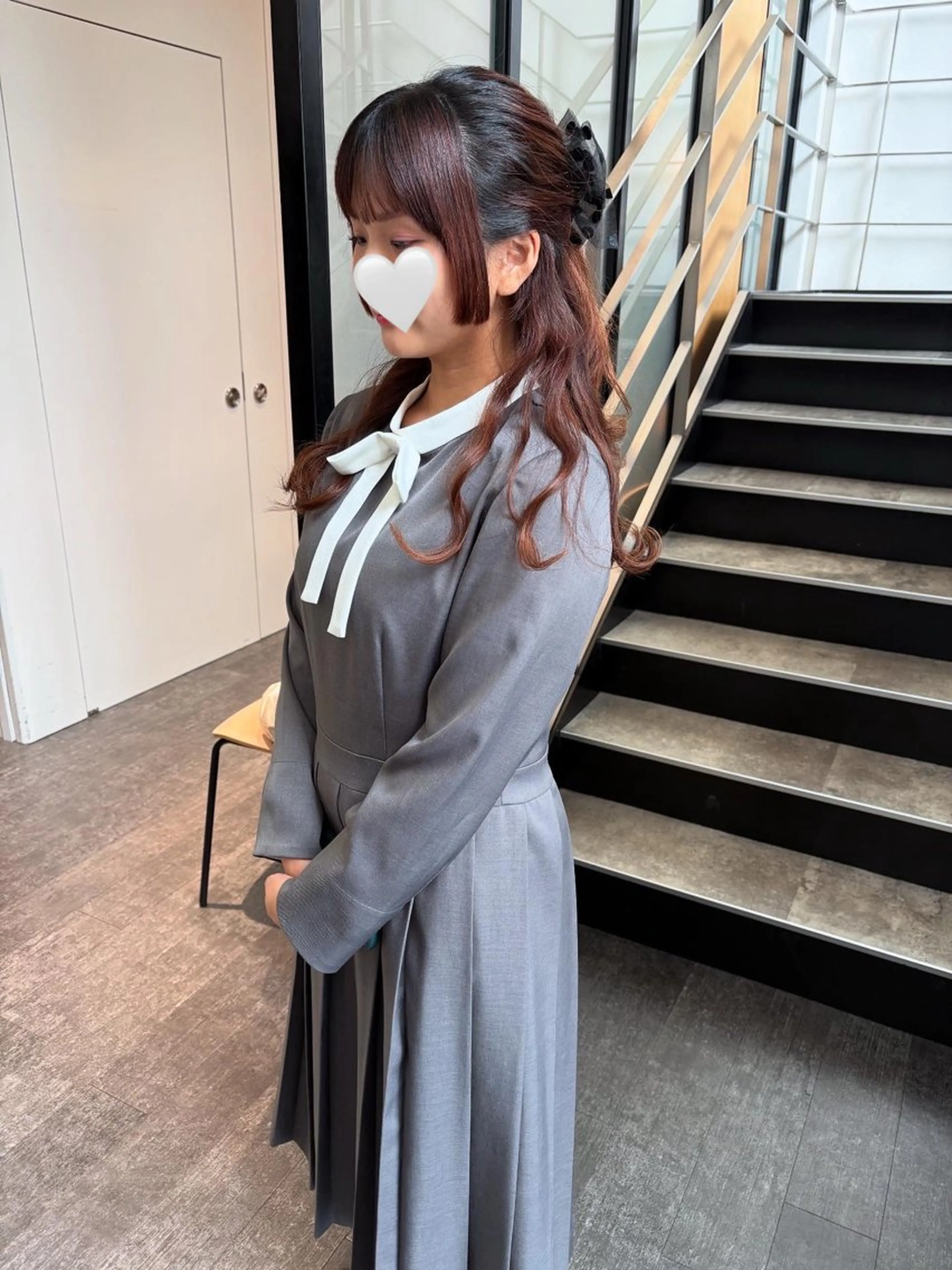 ロング ヘアアレンジ 結婚式・ブライダル ヘアセット mao | 柔らか艶カラー🫧のヘアスタイル
