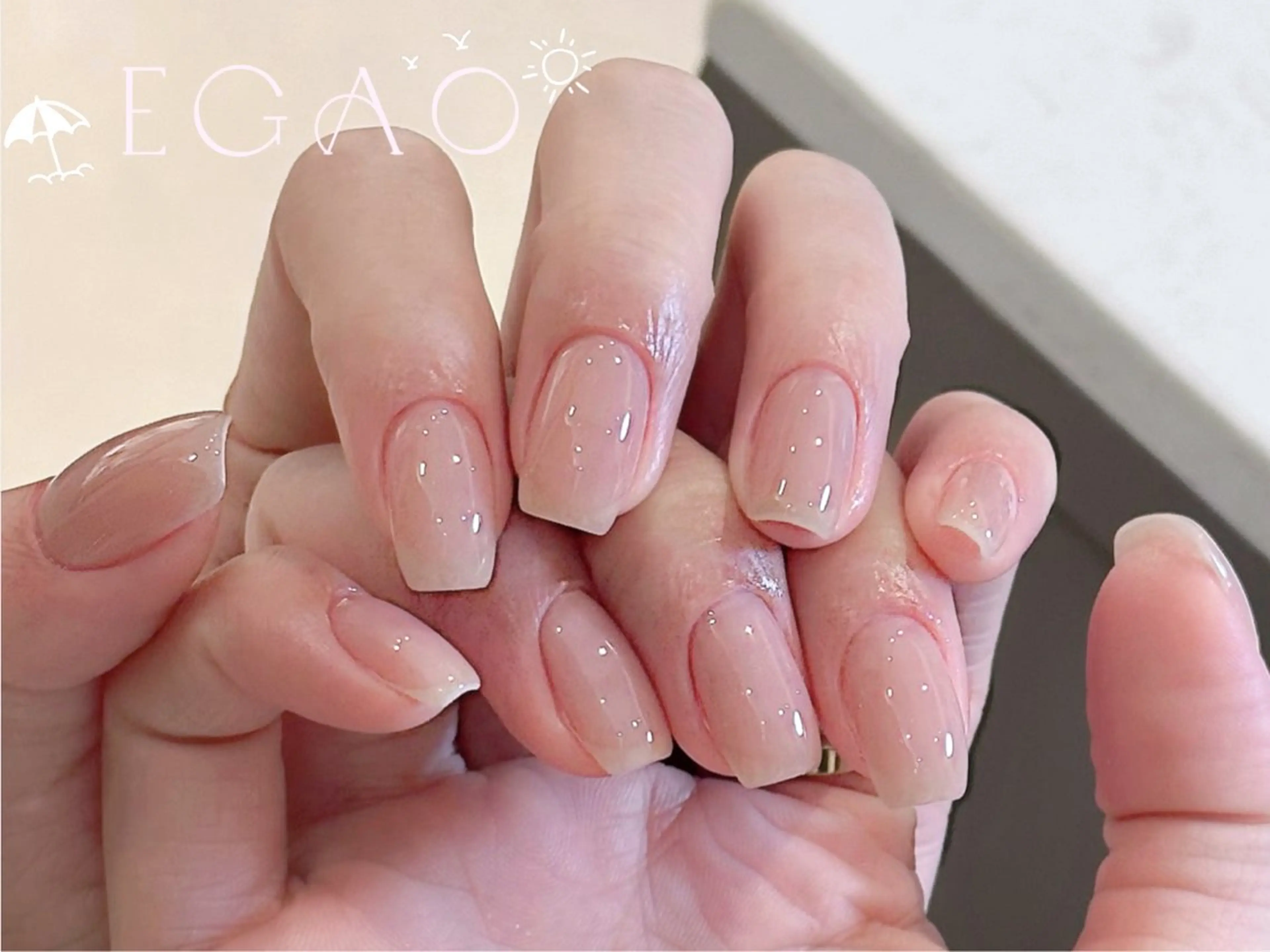 ネイル アートネイル フットネイル フレンチネイル ジェルネイル グラデーション ハンドネイル Egao Nail錦糸町店のネイルデザイン