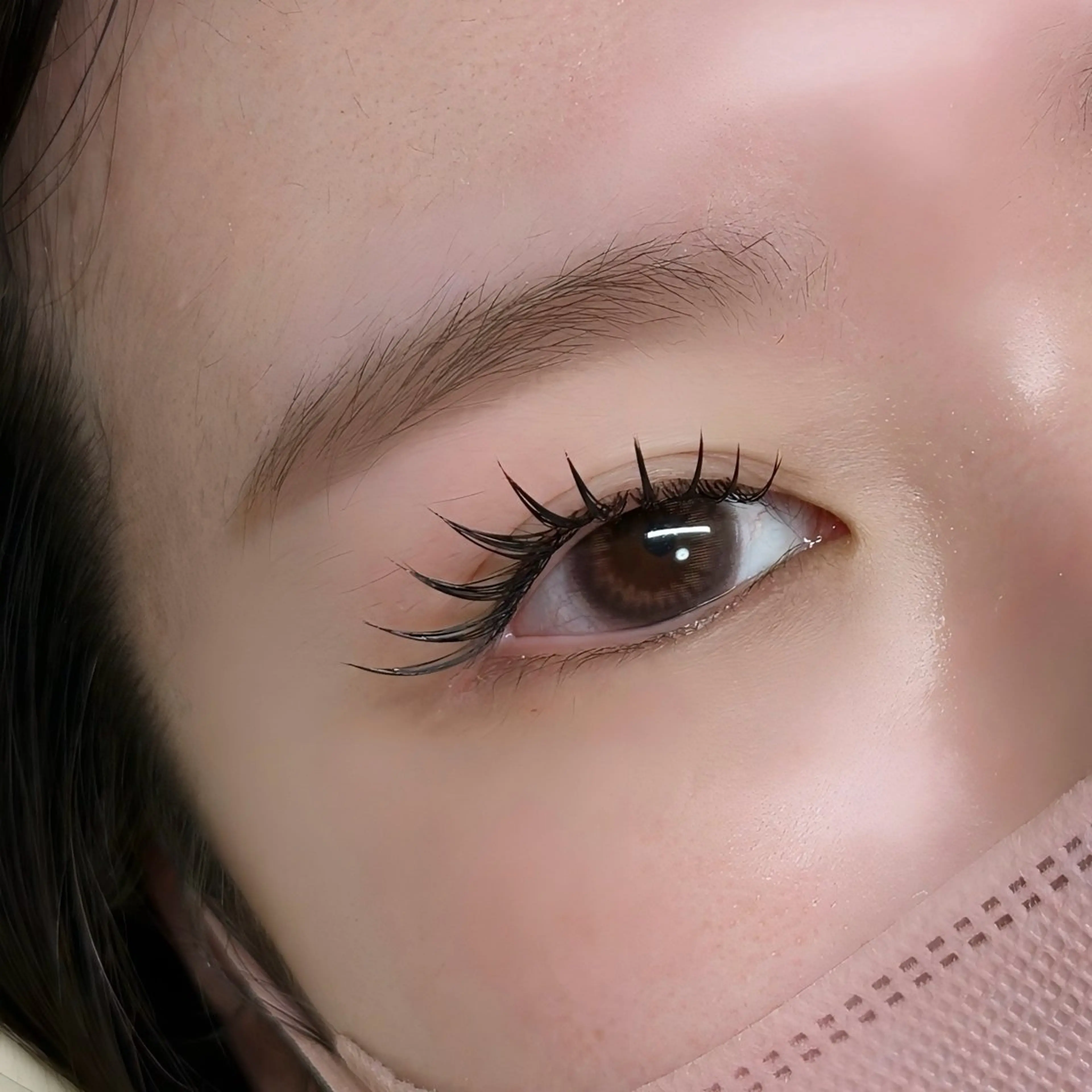 初回オフ無料【持ち◎LED】フラットラッシュつけ放題<180本まで>の写真