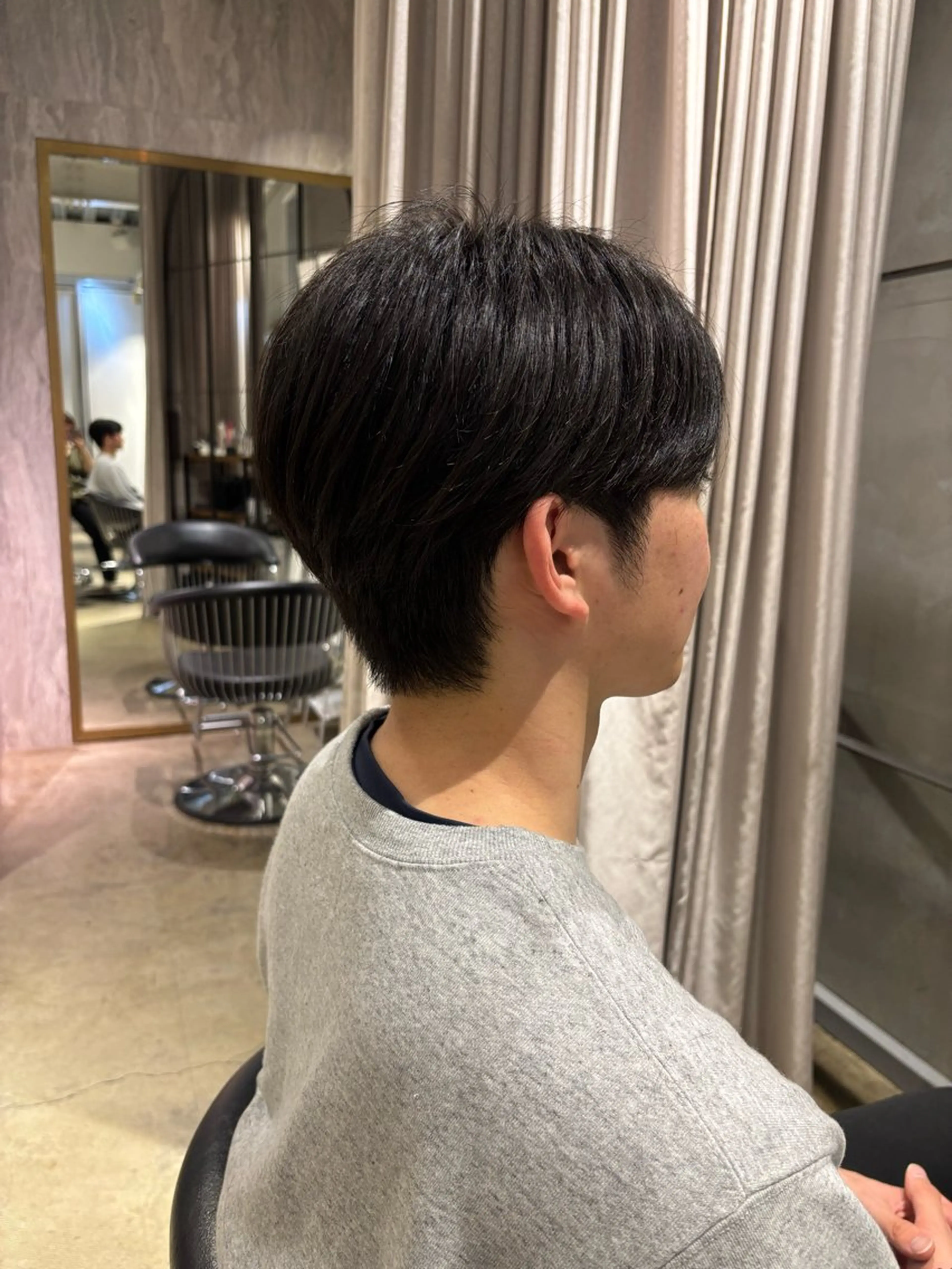 メンズ カット みう/メンズ レイヤー 顔周りのヘアスタイル