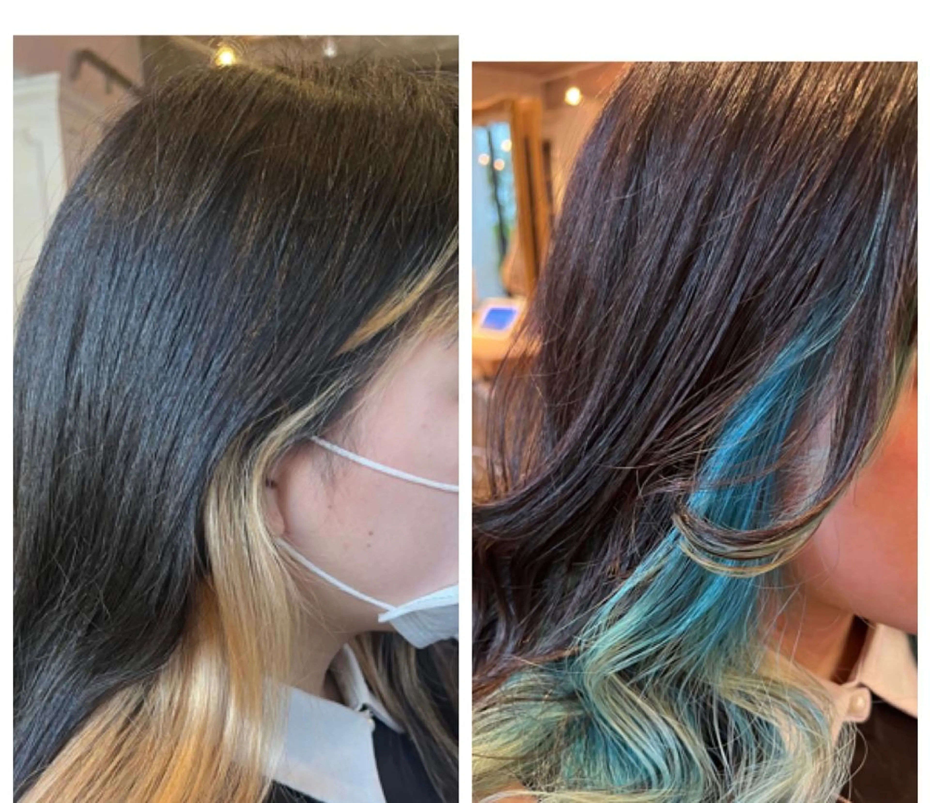 ロング カラー インナーカラー カット ヘアカラー トリートメント ハイライト/インナー /ブリーチ/レイヤーのヘアスタイル