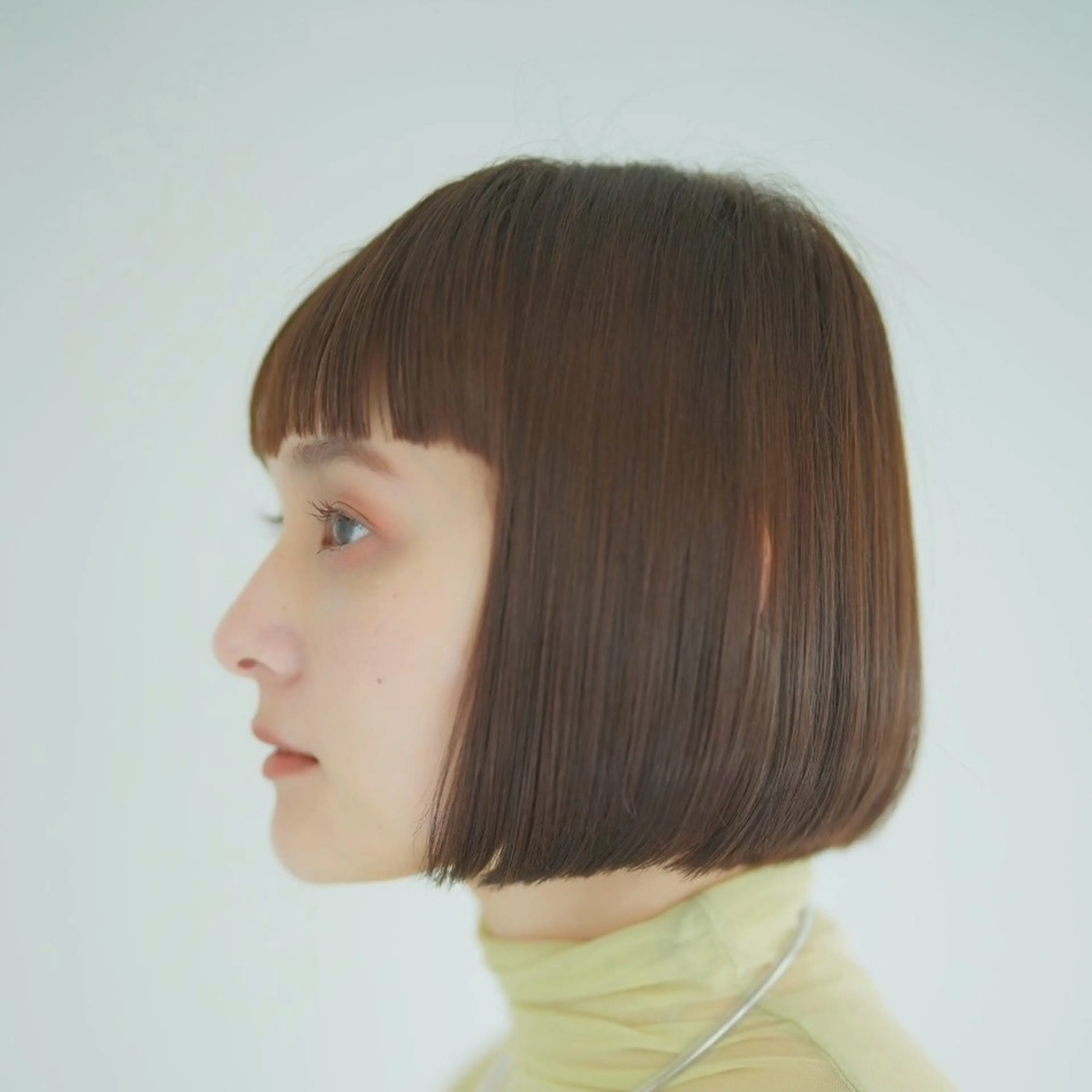 ミディアム カラー ヘアアレンジ ヘアカラー 韓国×艶髪 さきのヘアスタイル