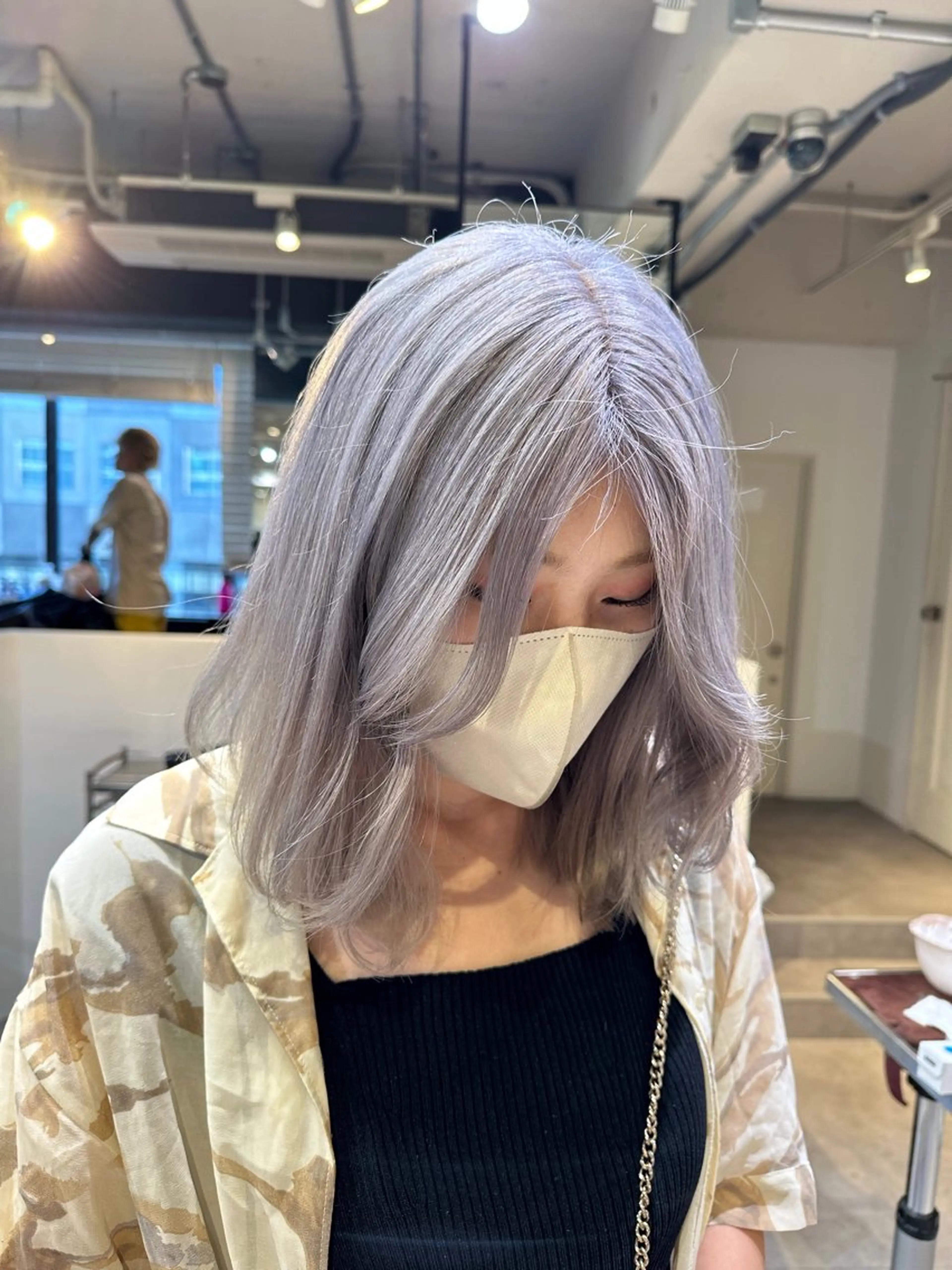 ミディアム カラー 齋藤 瑞樹のヘアスタイル