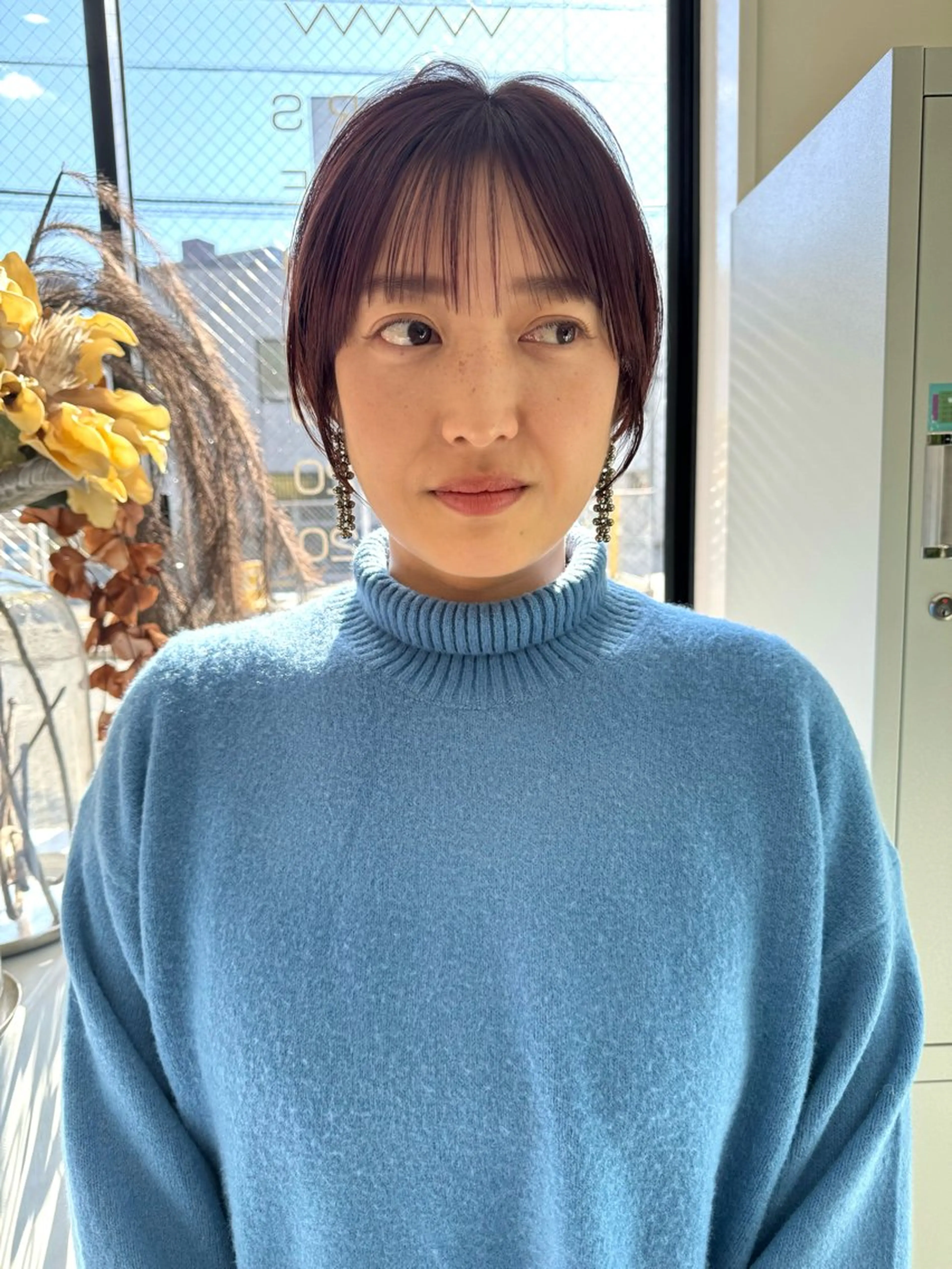 ショート 似合わせカット ショートヘア カット ヘアカラー トリートメント (h)wim ウィムのヘアスタイル