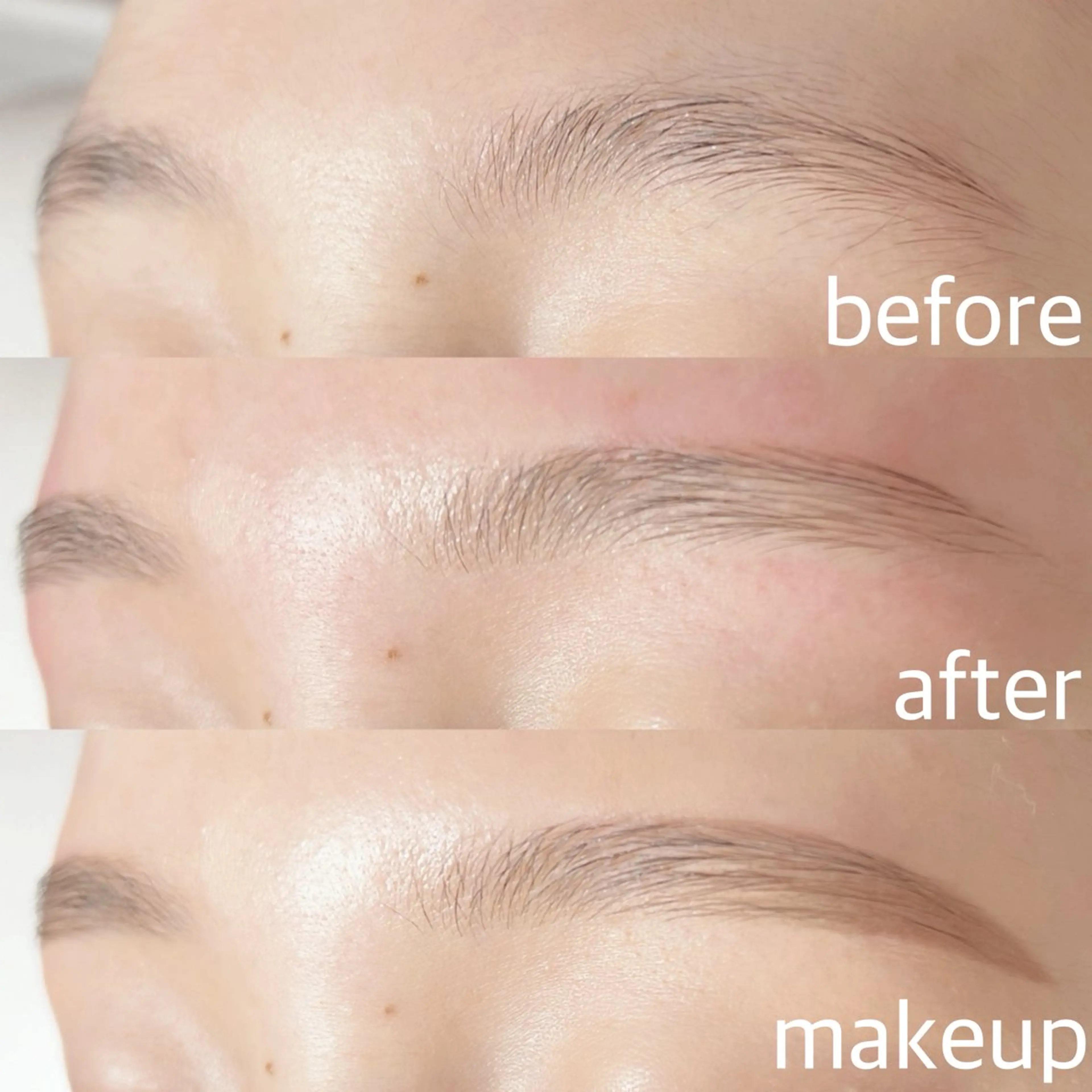 アイブロウ ワックス脱毛 眉カット PutiLuca 佐々木のマツエク・マツパデザイン