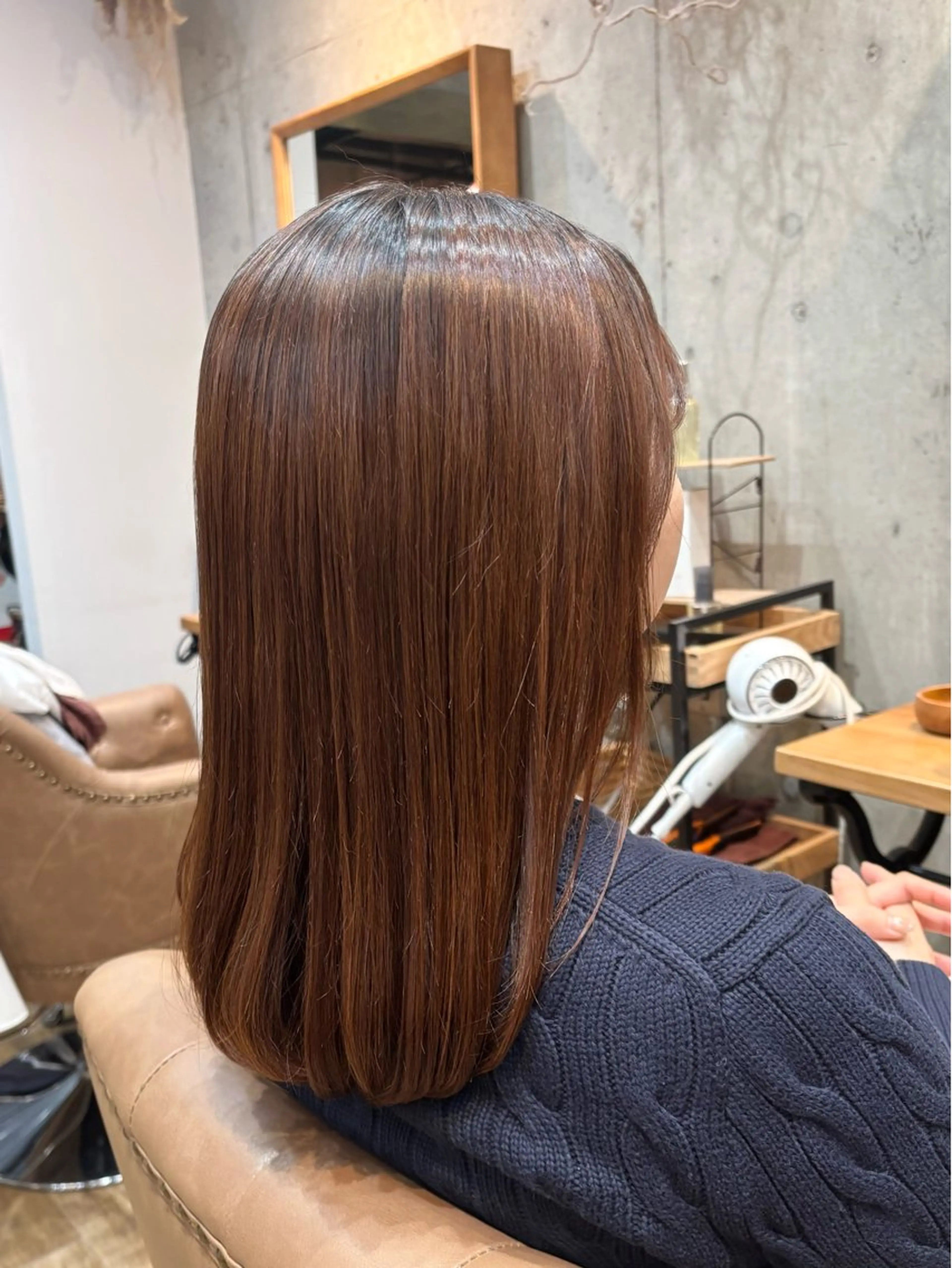 ミディアム 縮毛矯正 縮毛矯正 ♡ FUU♡のヘアスタイル