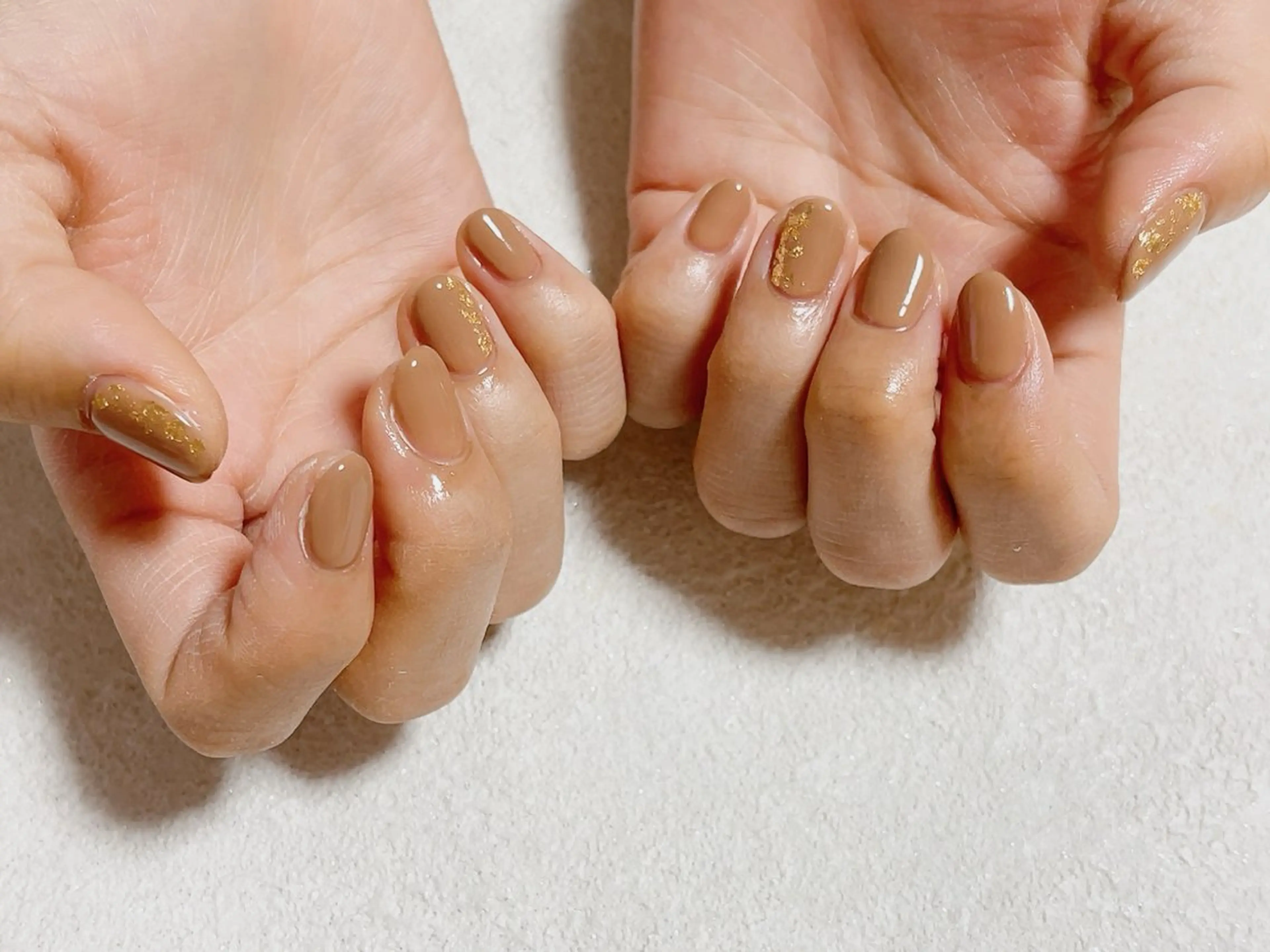 ネイル ジェルネイル ゴールド 韓国ネイル メンズネイル パラジェル kiki nail たまプラーザのネイルデザイン