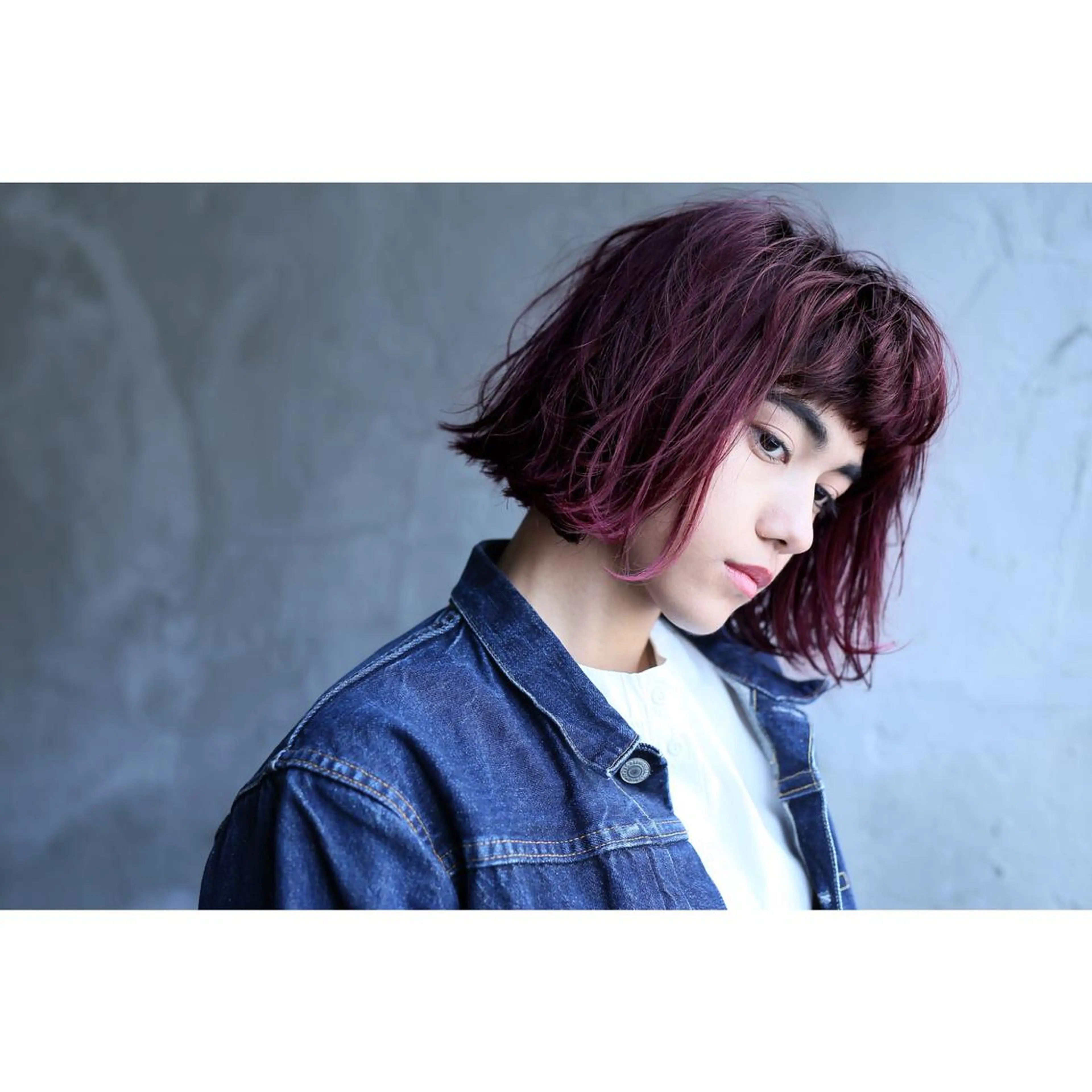 ショート カラー アッシュ ピンクカラー カット ヘアカラー トリートメント 坂本 裕介/パーマのヘアスタイル