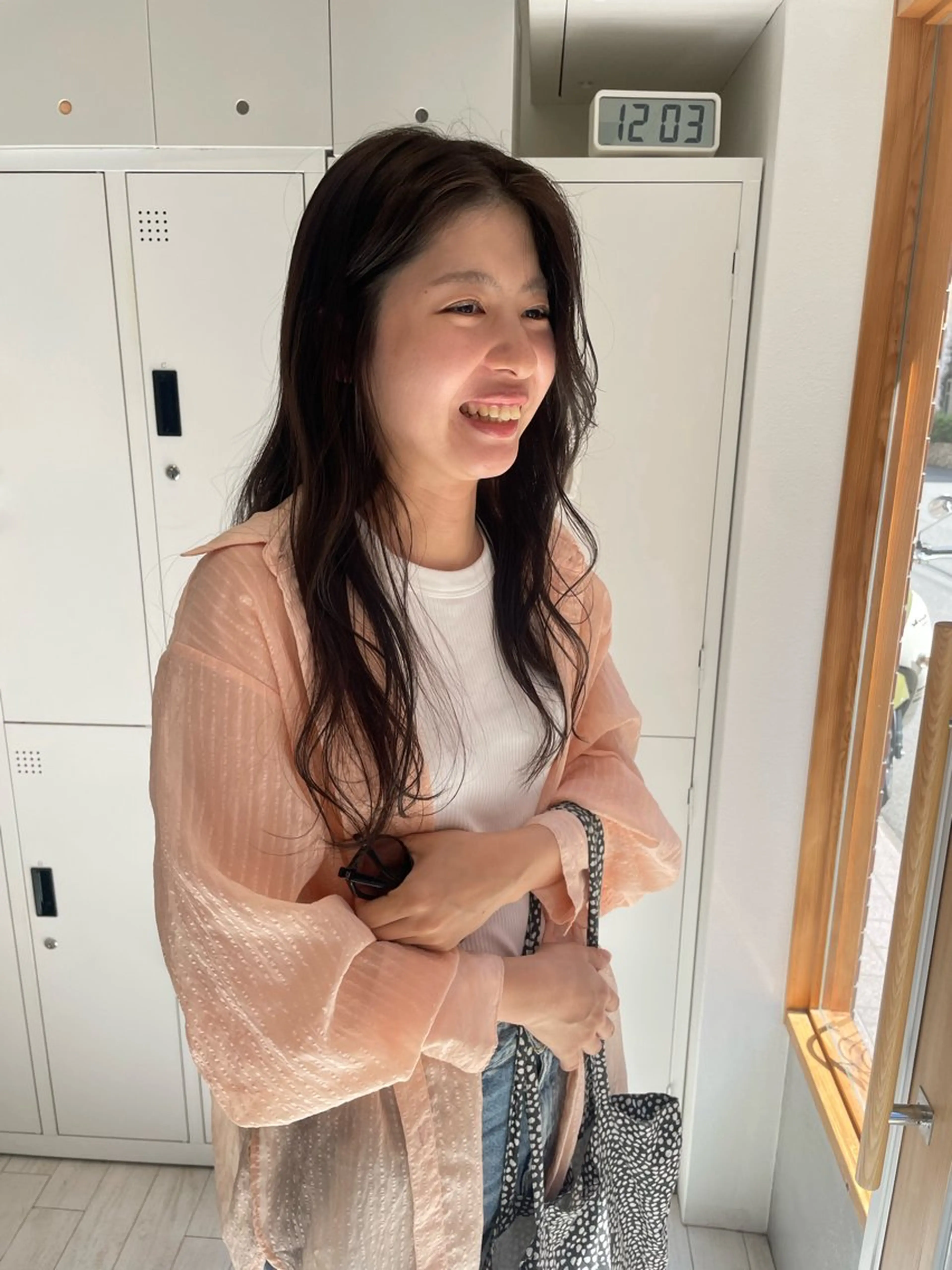 セミロング カラー パーマ 髙橋奈緒子 ⭐︎newi京橋のヘアスタイル