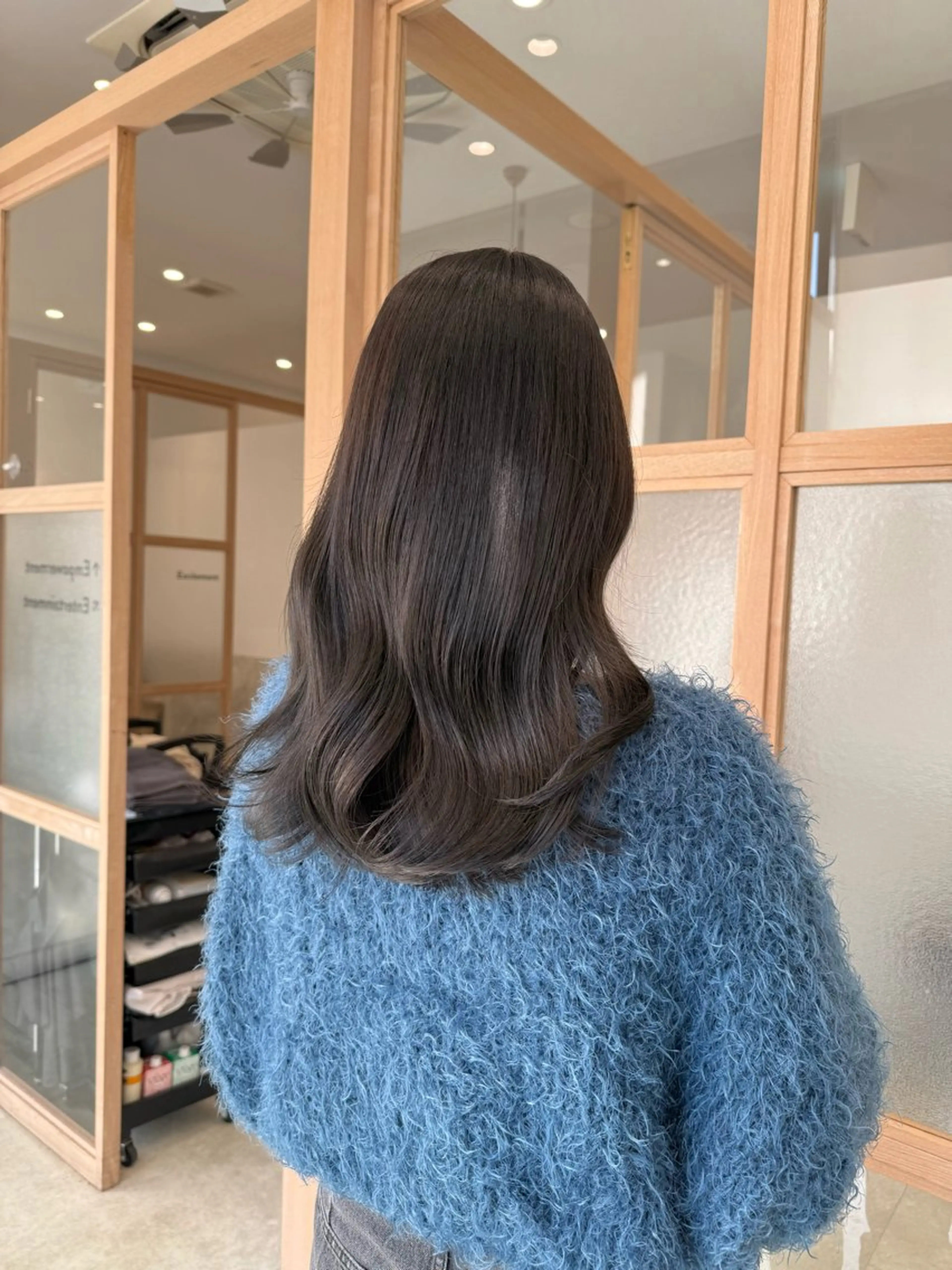 セミロング カット ヘアカラー トリートメント 𓍯柔らかhair 𓍯 yukinoのヘアスタイル