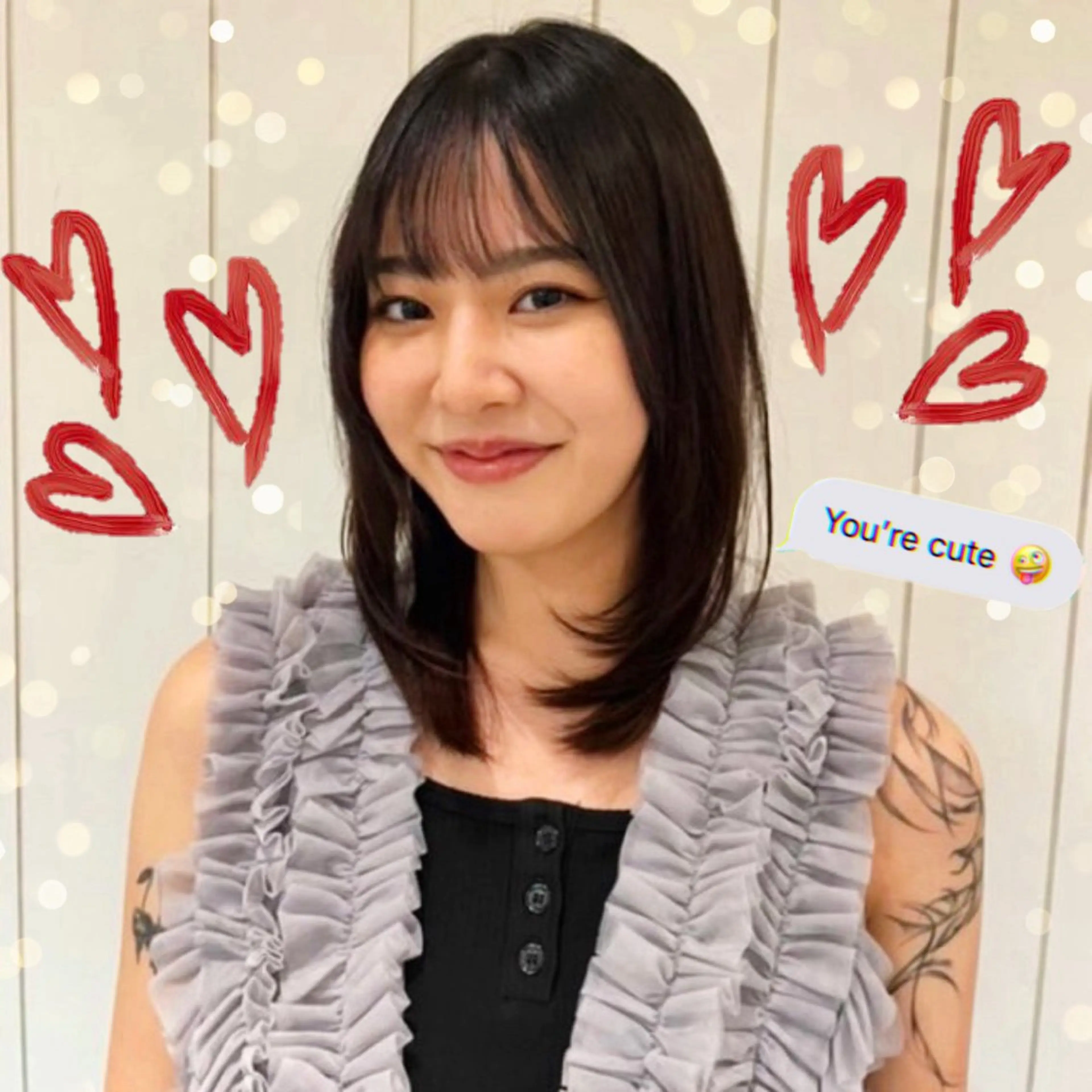 ミディアム カラー ♡YU KI♡のヘアスタイル