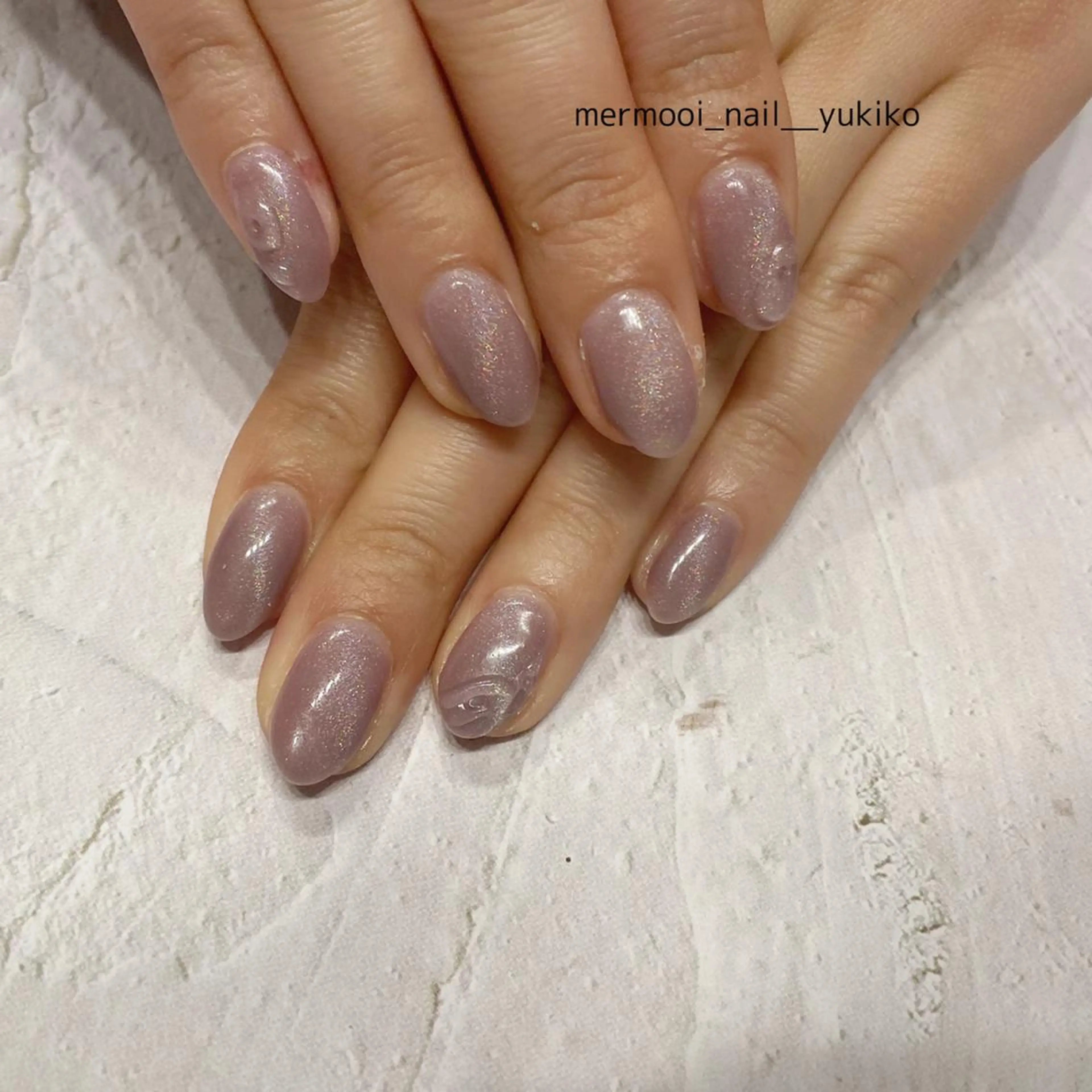 ネイル アートネイル クリアネイル 韓国ネイル マグネットネイル オフィスネイル melumooi nailのネイルデザイン