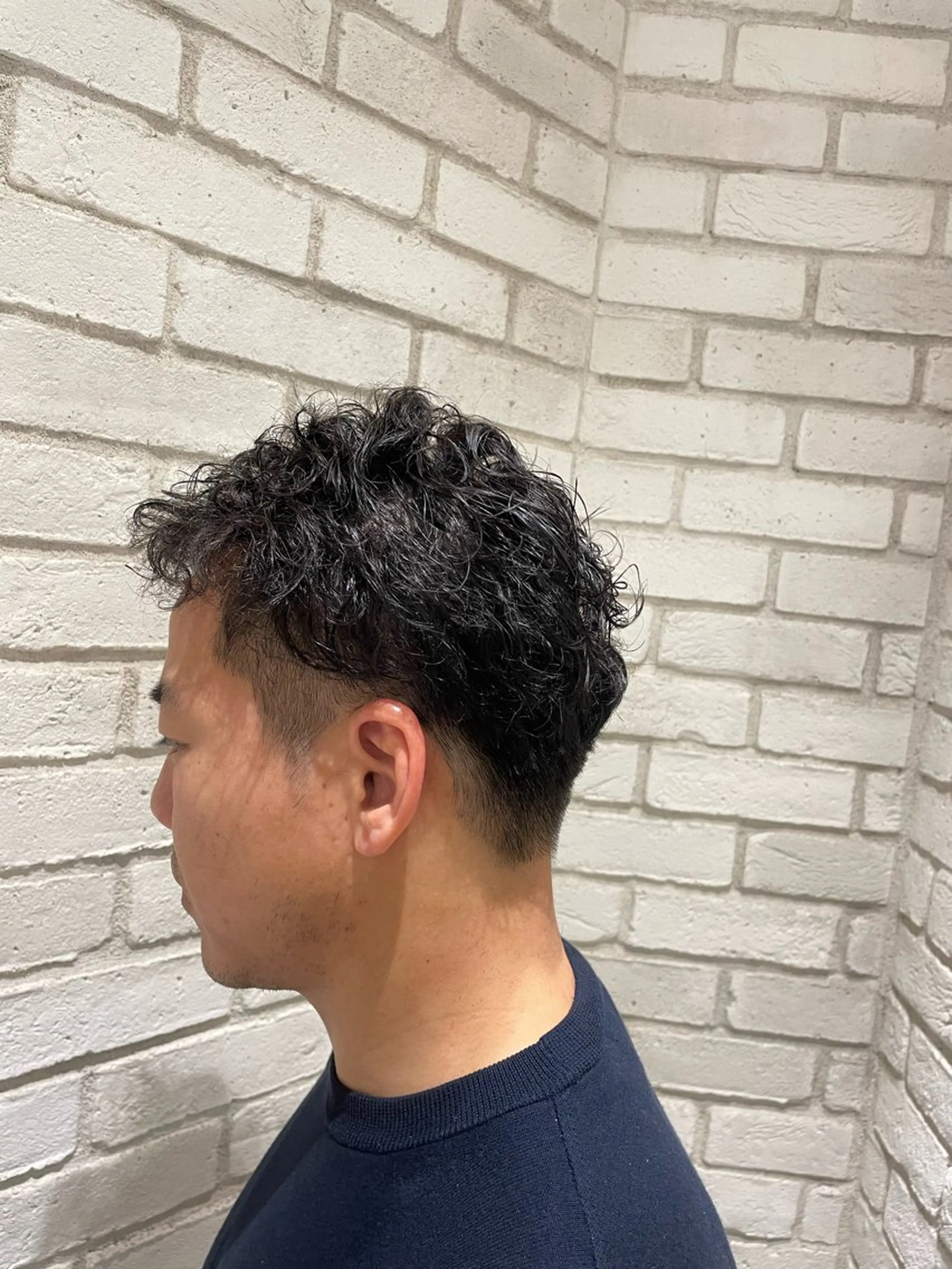 パーマ シモカワ マシロのヘアスタイル